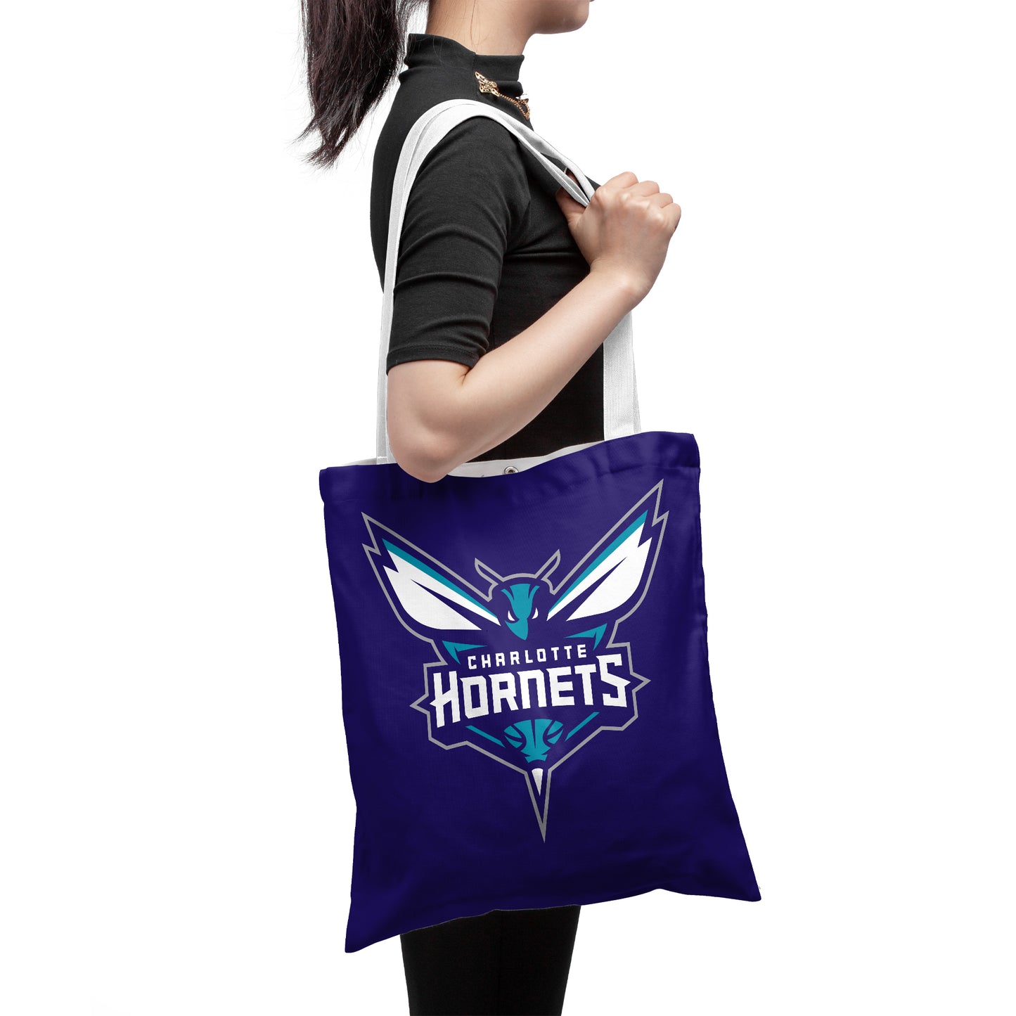 NBA Charlotte Hornets Finals Polyester Canvas Tote Bag - Durable and Stylish