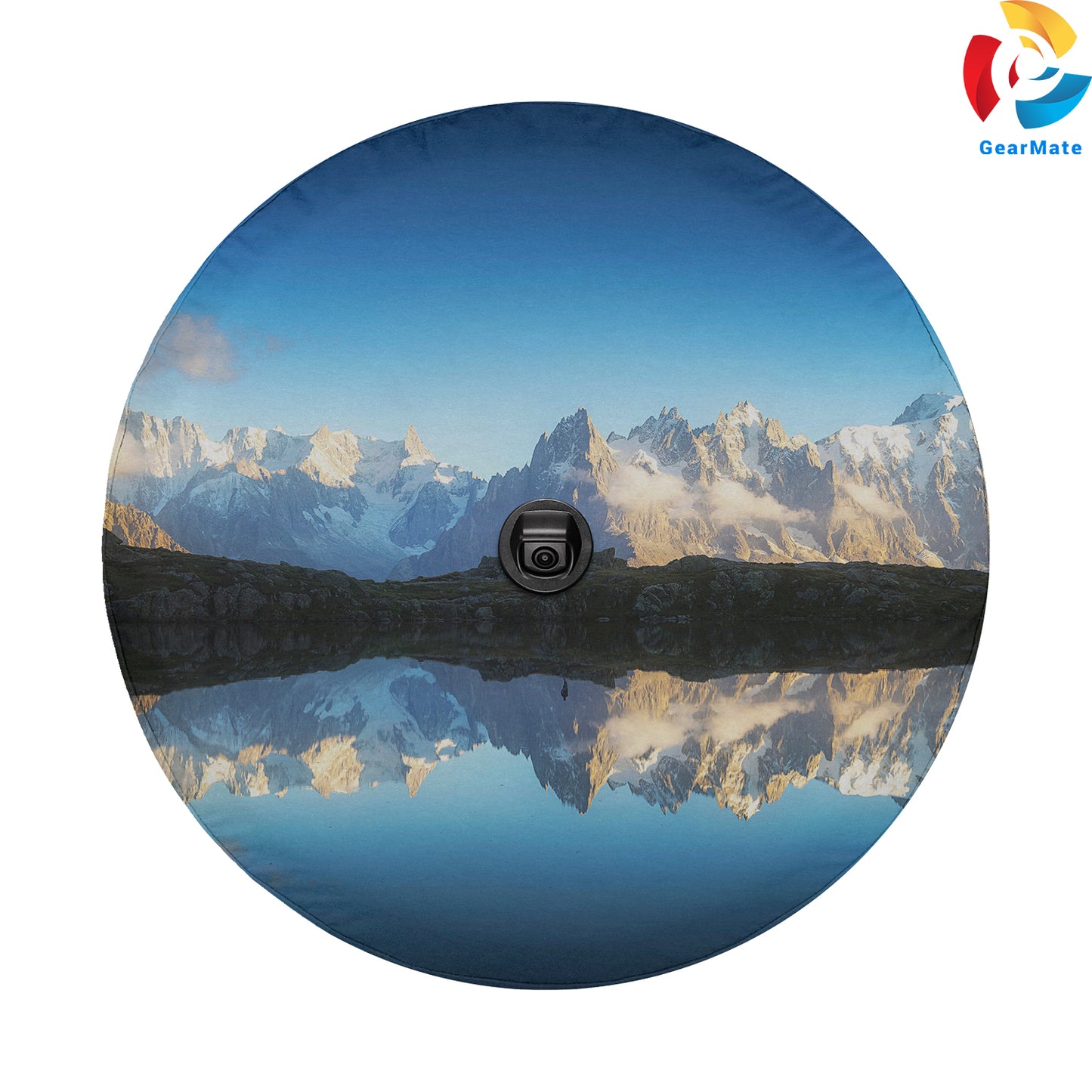 Mont Blanc Massif Alps Mountains Spare Tire Cover – Premium Waterproof UV Resistant Protector