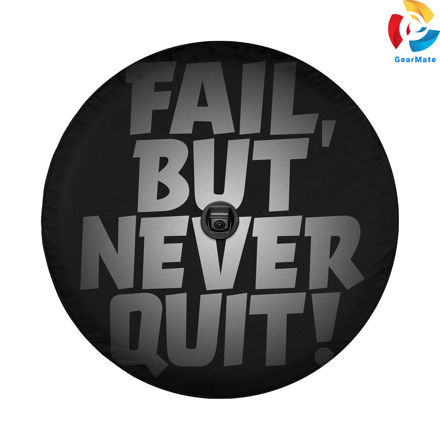Fail But Never Quit Spare Tire Cover – Premium Waterproof UV Resistant Protector