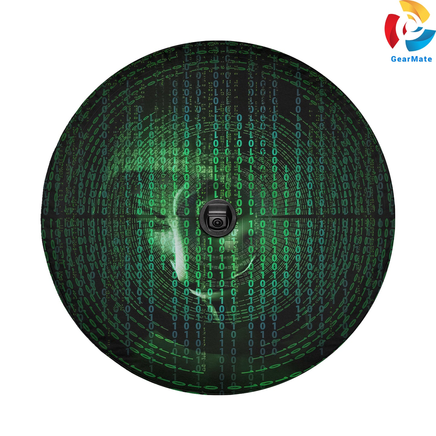 Hacker Binary Spare Tire Cover – Premium Waterproof UV Resistant Protector