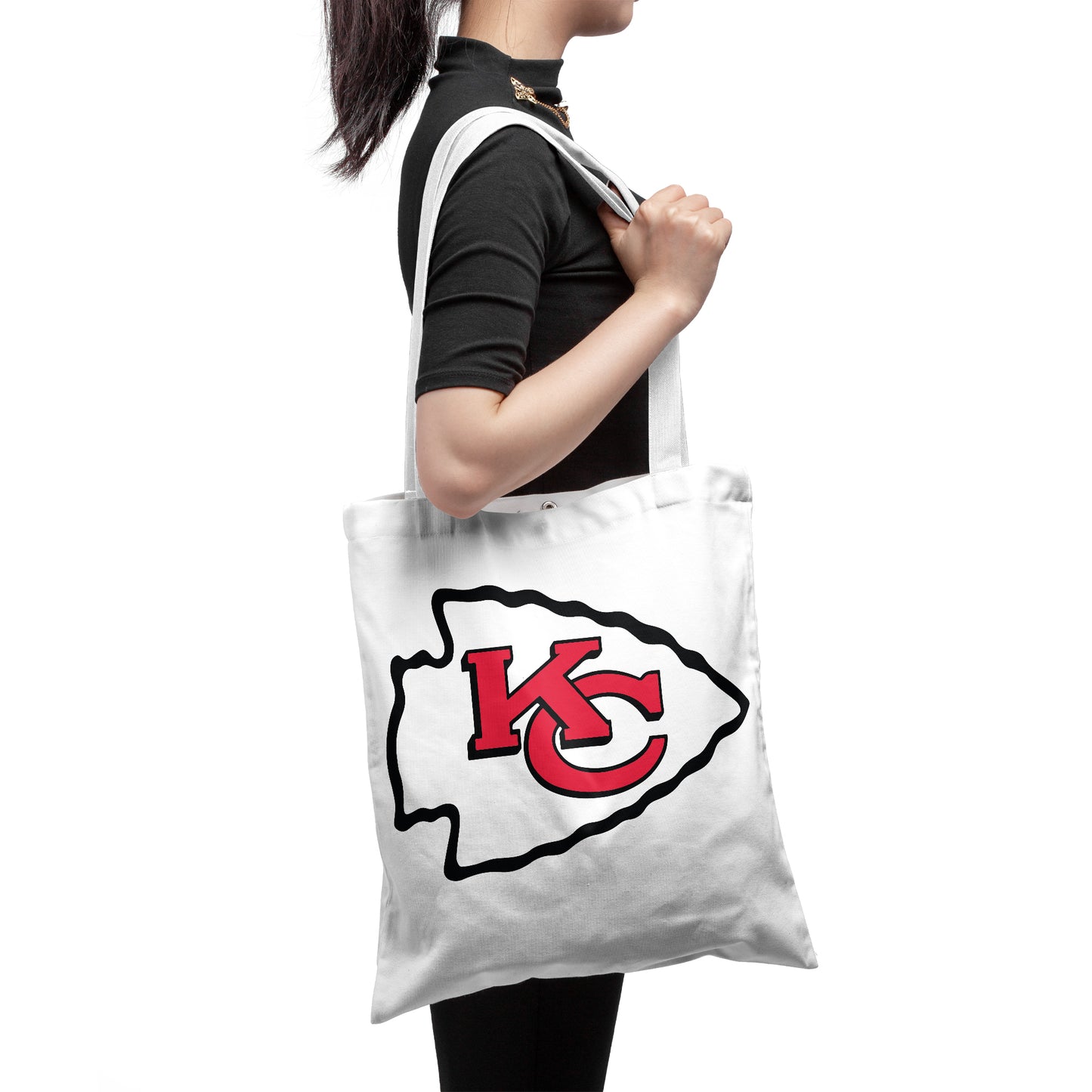 NFL Kansas City Chiefs Polyester Canvas Tote Bag – Durable and Stylish