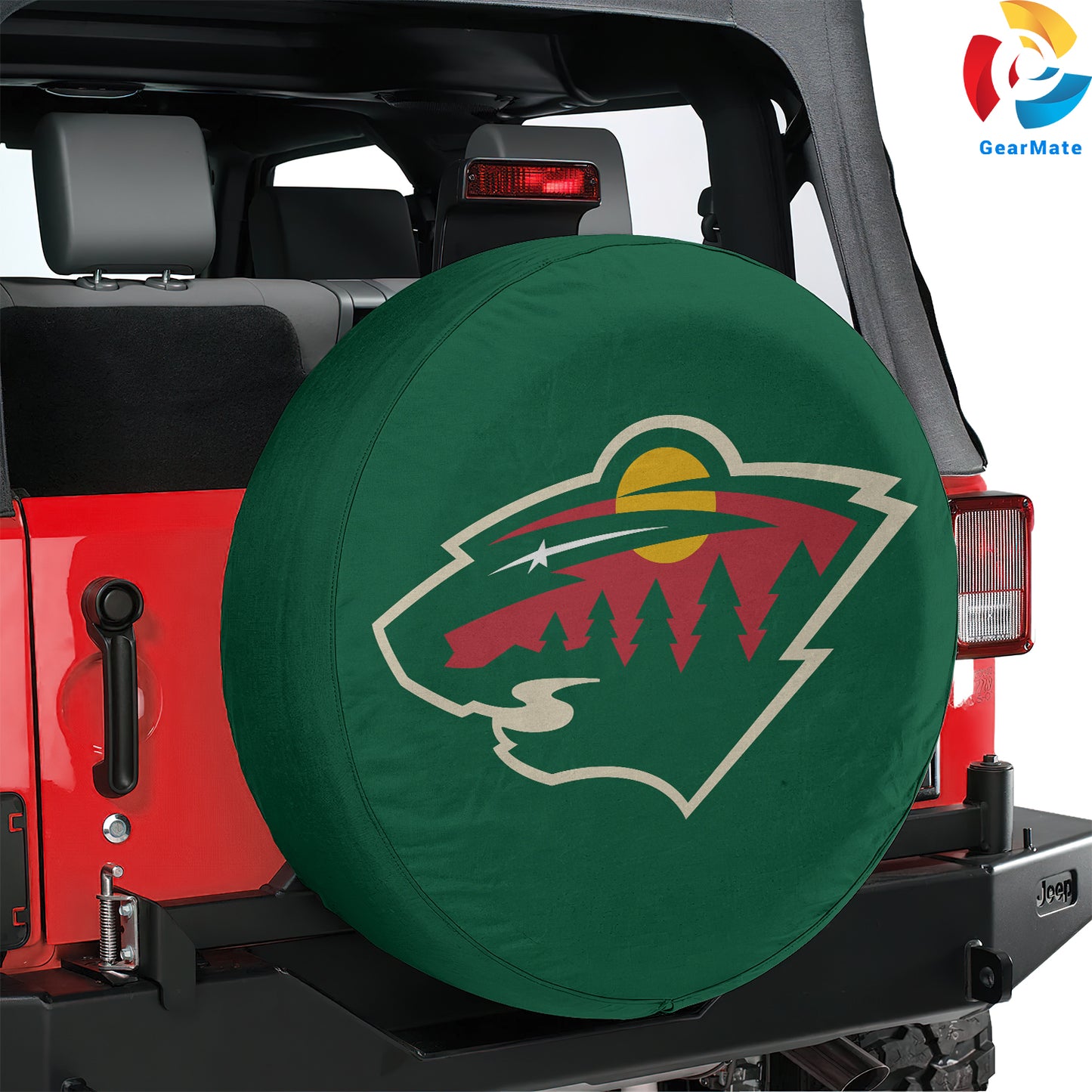 Minnesota Wild NHL Hockey Season Spare Tire Cover – Premium Waterproof UV-Resistant Protector
