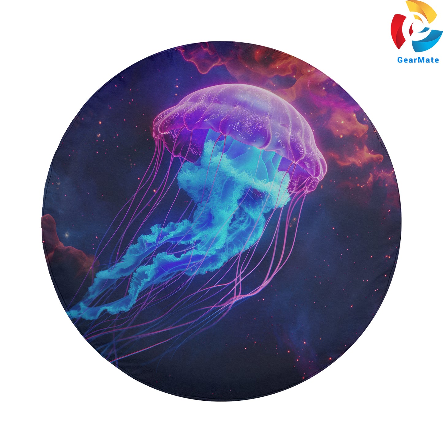 Space Jellyfish Spare Tire Cover – Premium Waterproof UV Resistant Protector