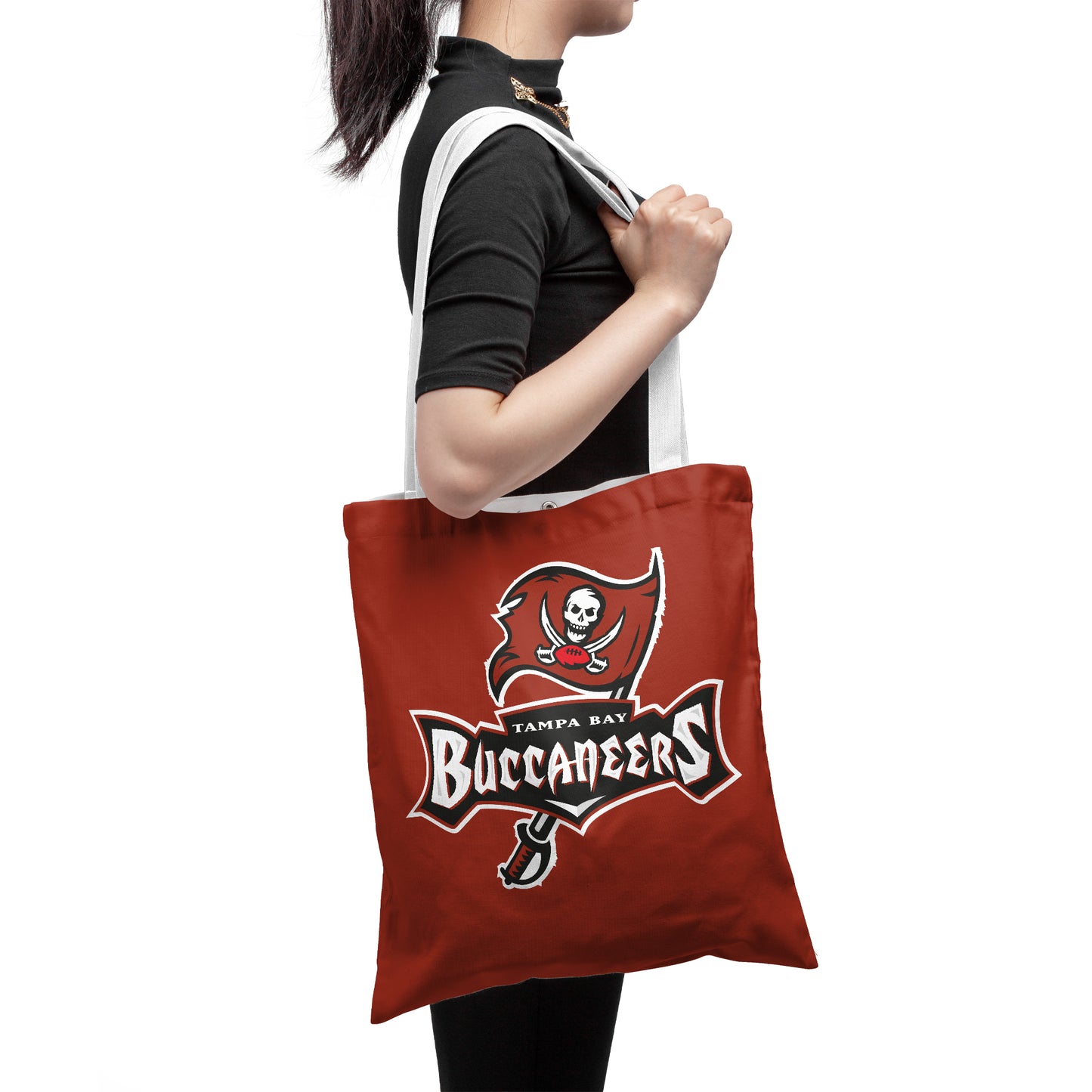 NFL Tampa Bay Buccaneers Fans Nation Polyester Canvas Tote Bag – Durable and Stylish