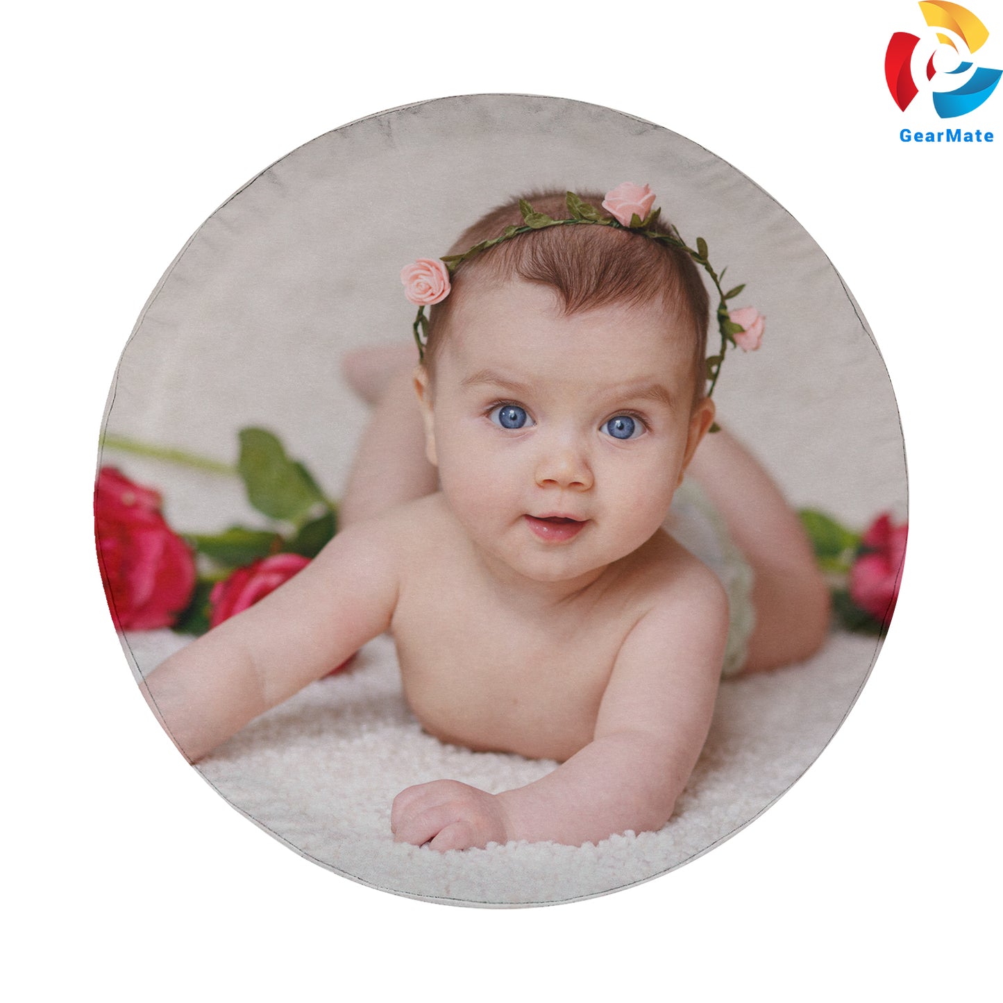 Cute Baby Rose Flowers Spare Tire Cover – Premium Waterproof UV Resistant Protector