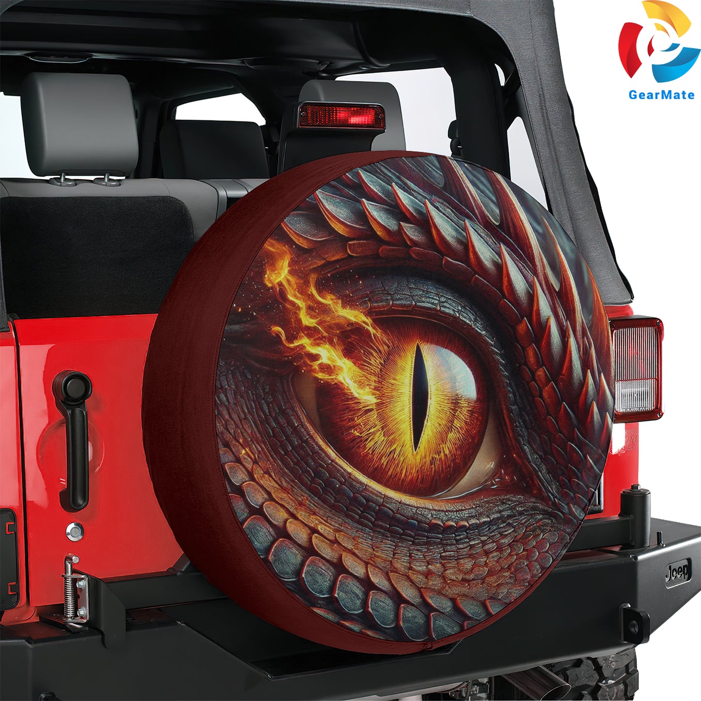 Dragon Eye Spare Tire Cover – Premium Waterproof UV Resistant Protector