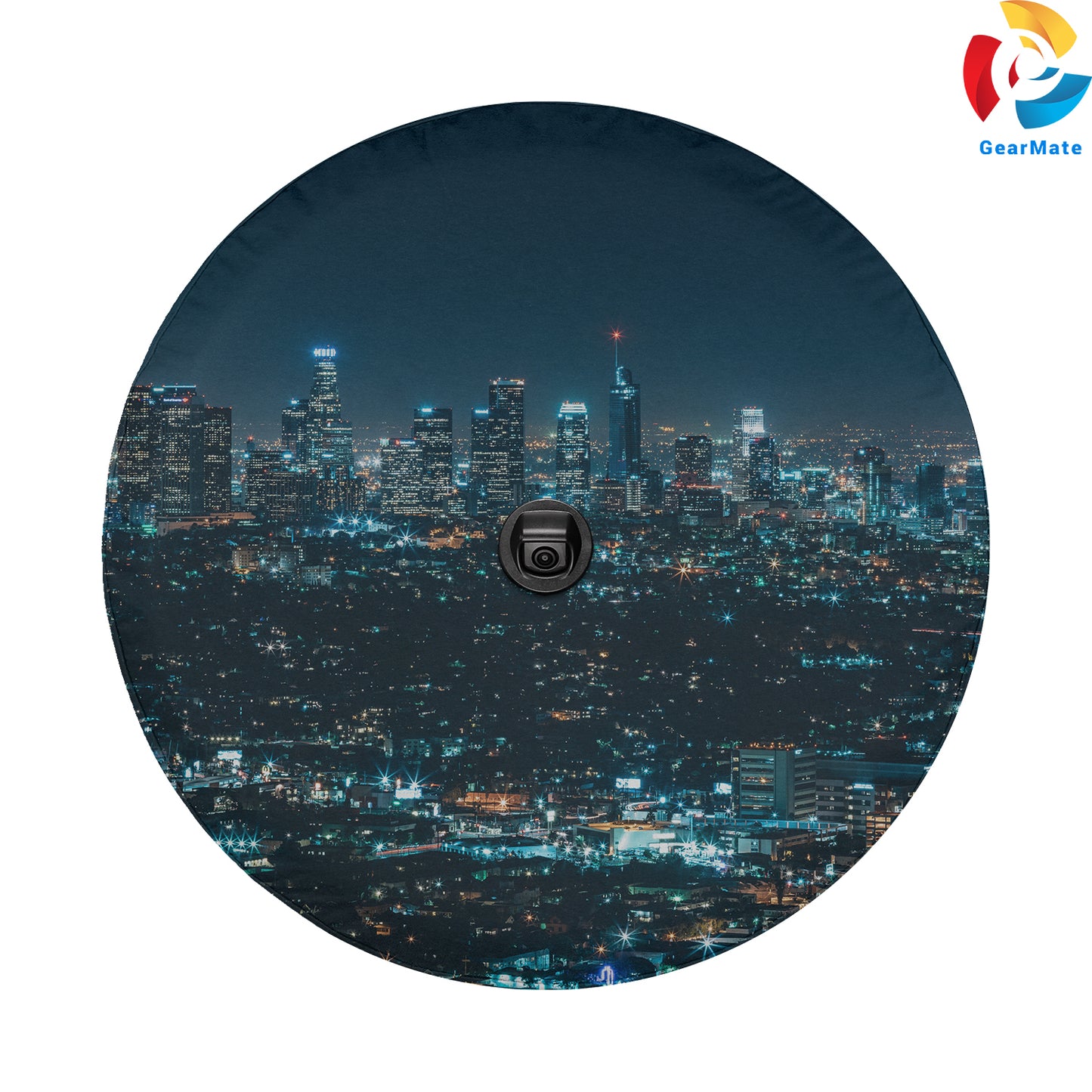 Los Angeles City Spare Tire Cover – Premium Waterproof UV Resistant Protector
