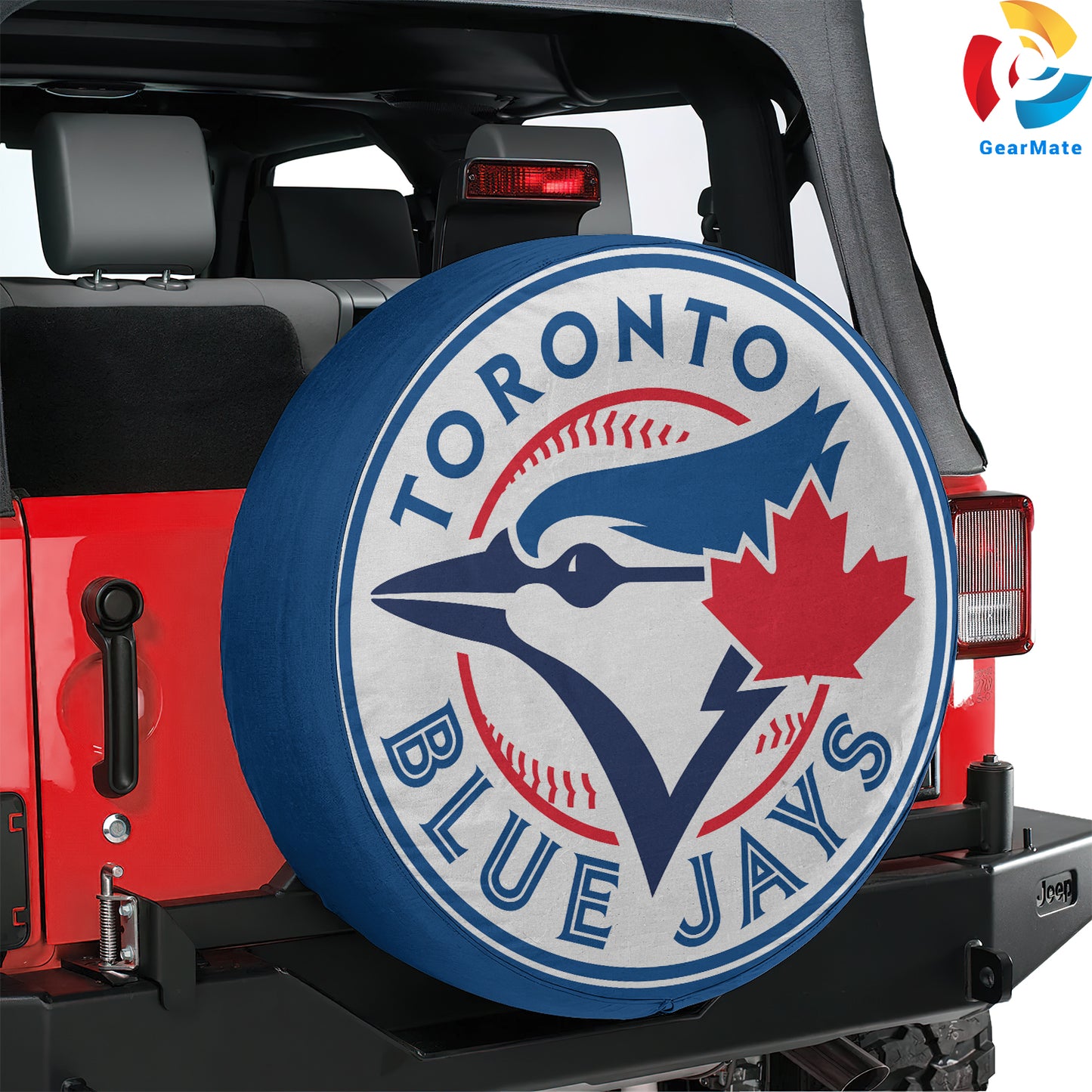 Toronto Blue Jays MLB Spare Tire Cover – Premium Waterproof UV-Resistant Protector