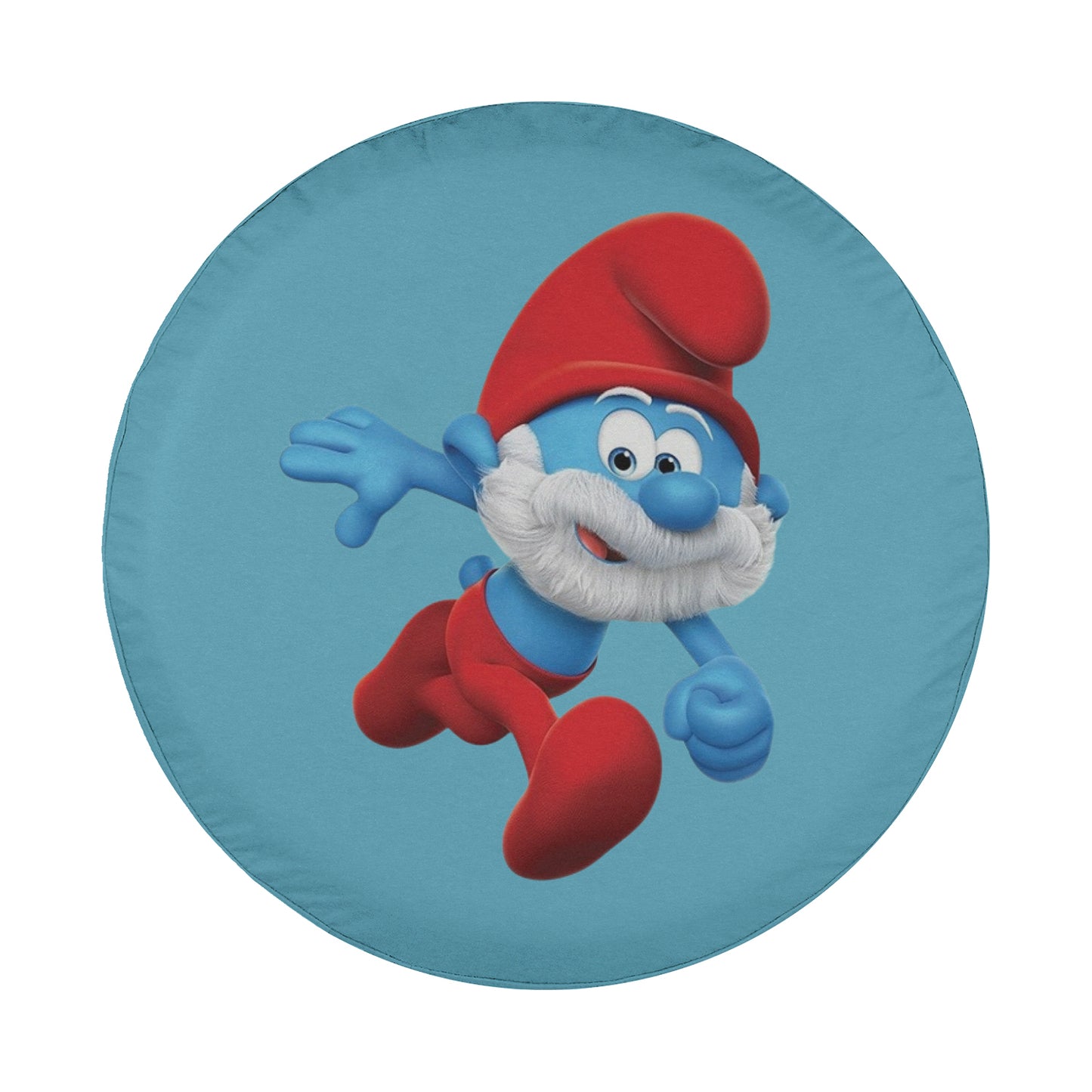 Papa Smurf Spare Tire Cover – Premium Waterproof UV Resistant Protector