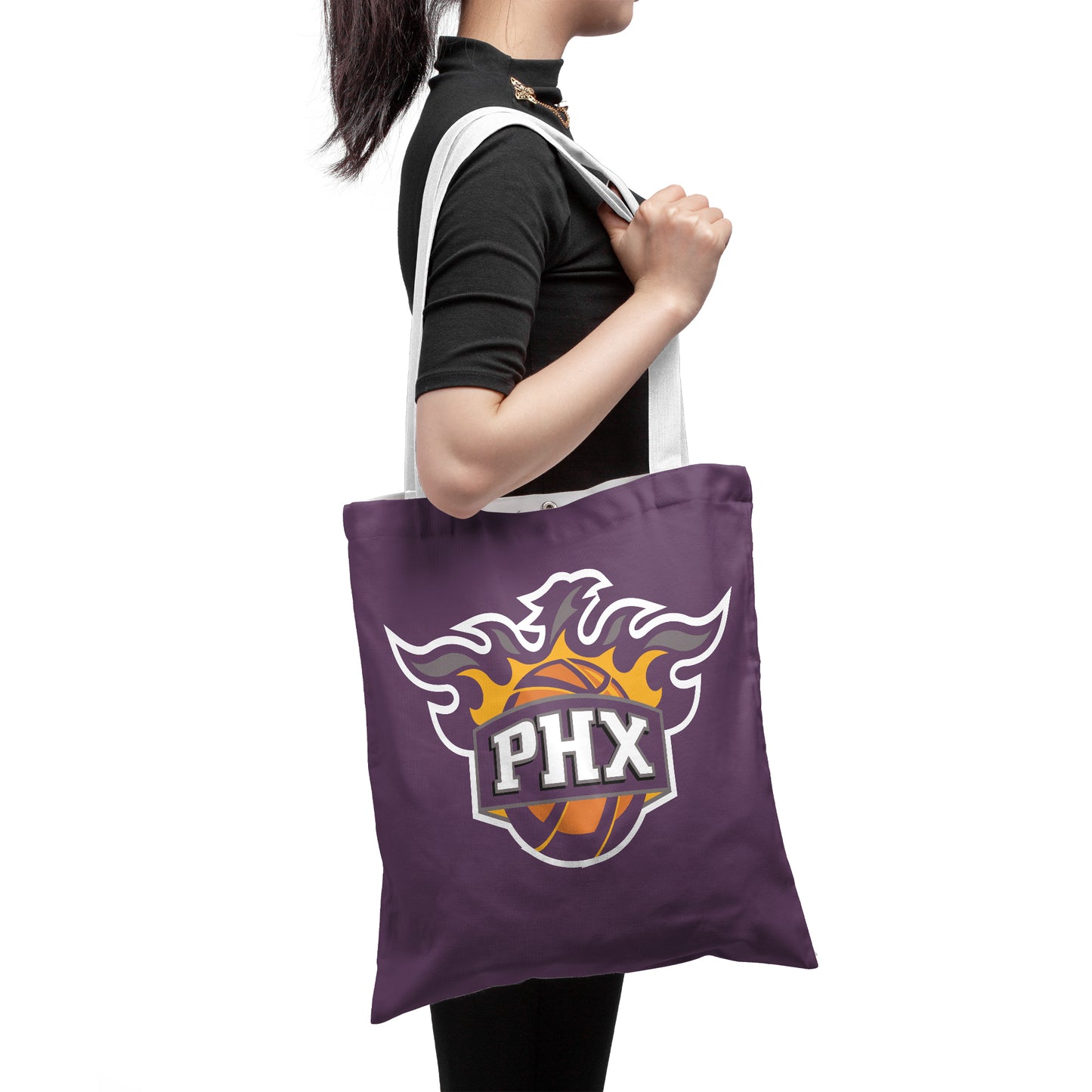 NBA Phoenix Suns Playoffs Polyester Canvas Tote Bag – Durable and Stylish