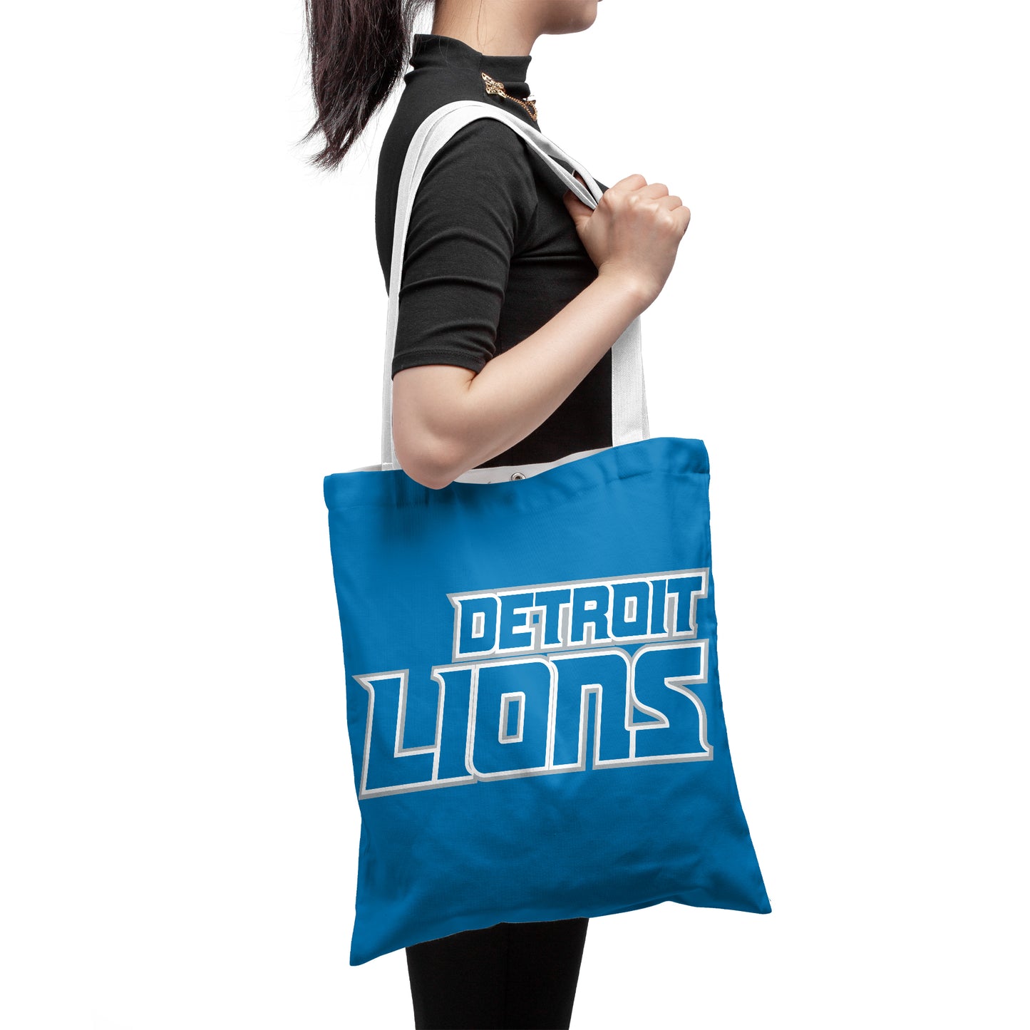 NFL Detroit Lions NFL Polyester Canvas Tote Bag – Durable and Stylish