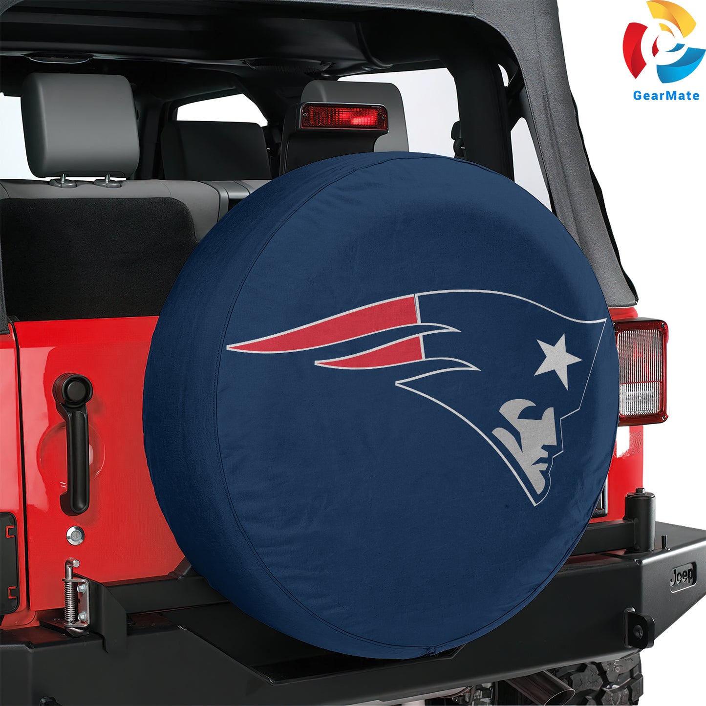 New England Patriots Fan Gifts Spare Tire Cover – Premium Waterproof UV-Resistant Protector