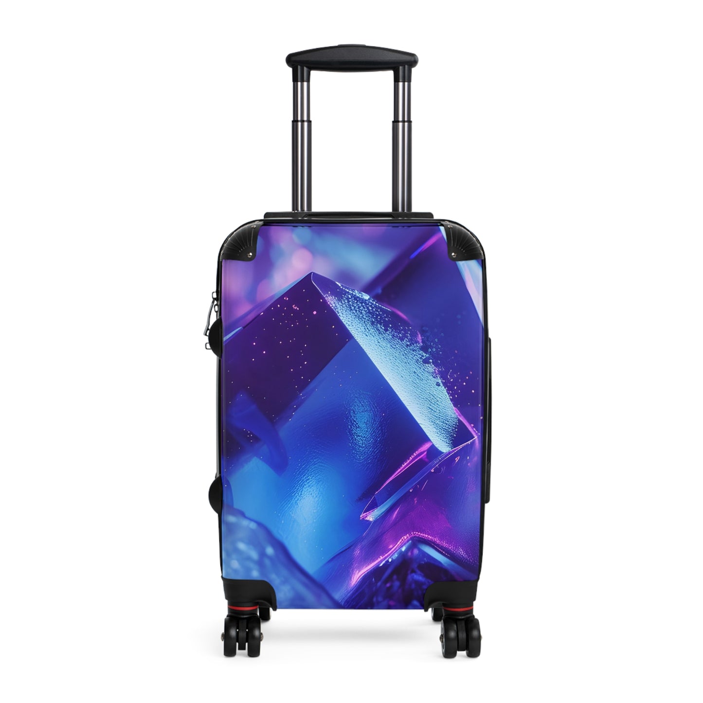 Abstract Purple Aesthetic Art Carry-On Suitcase - Stylish Luggage for Travelers
