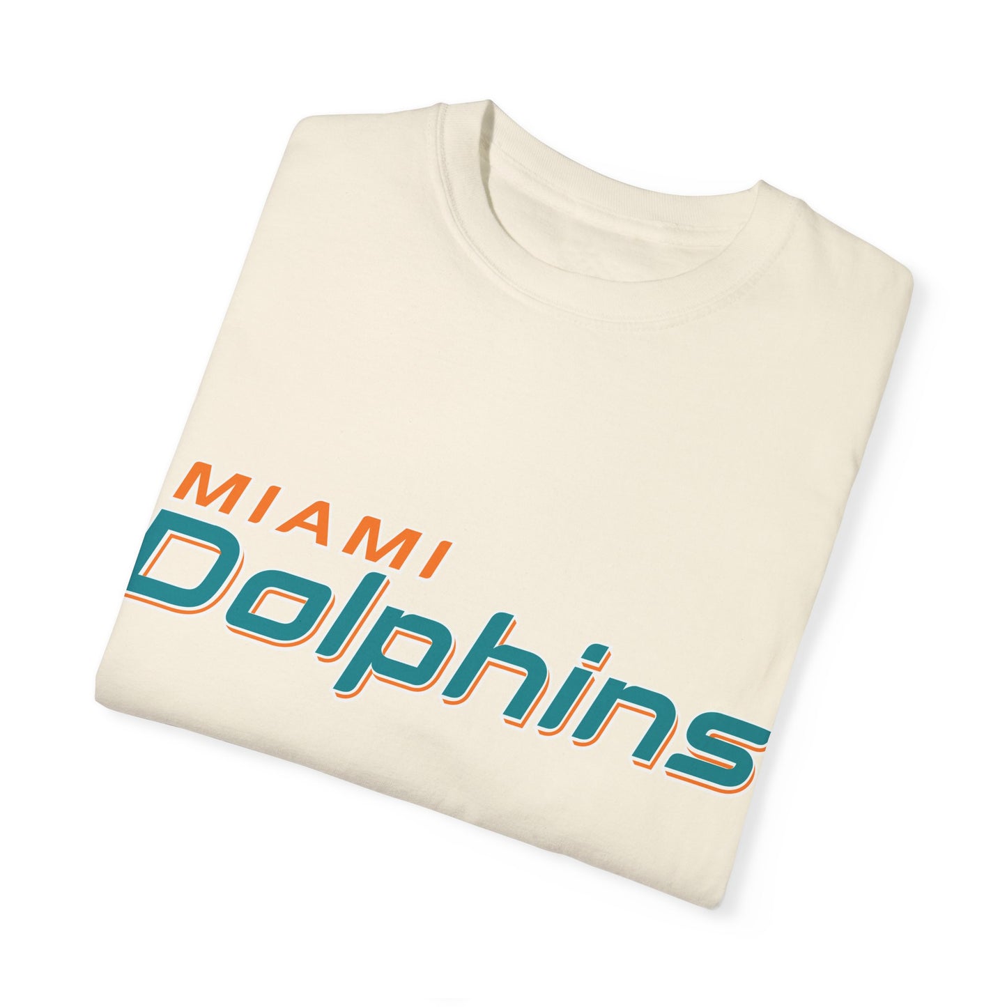 Miami Dolphins Garment-Dyed T-Shirt – Premium Cotton Tee for Customization