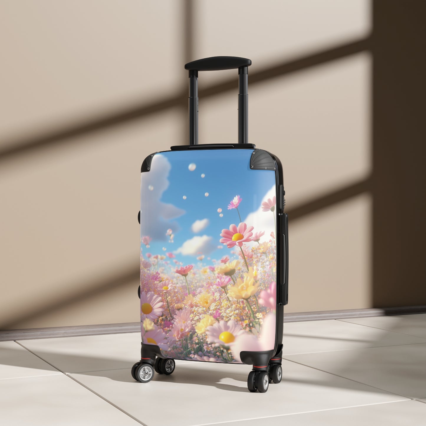 Nature Flowers Floral Sky Spring Art Carry-On Suitcase - Stylish Luggage for Travelers