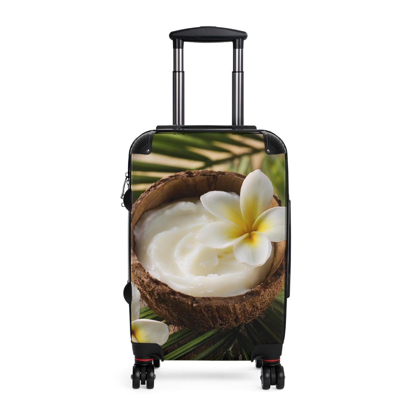 Nature Flowers Floral Coconut Oil Art Carry-On Suitcase - Stylish Luggage for Travelers