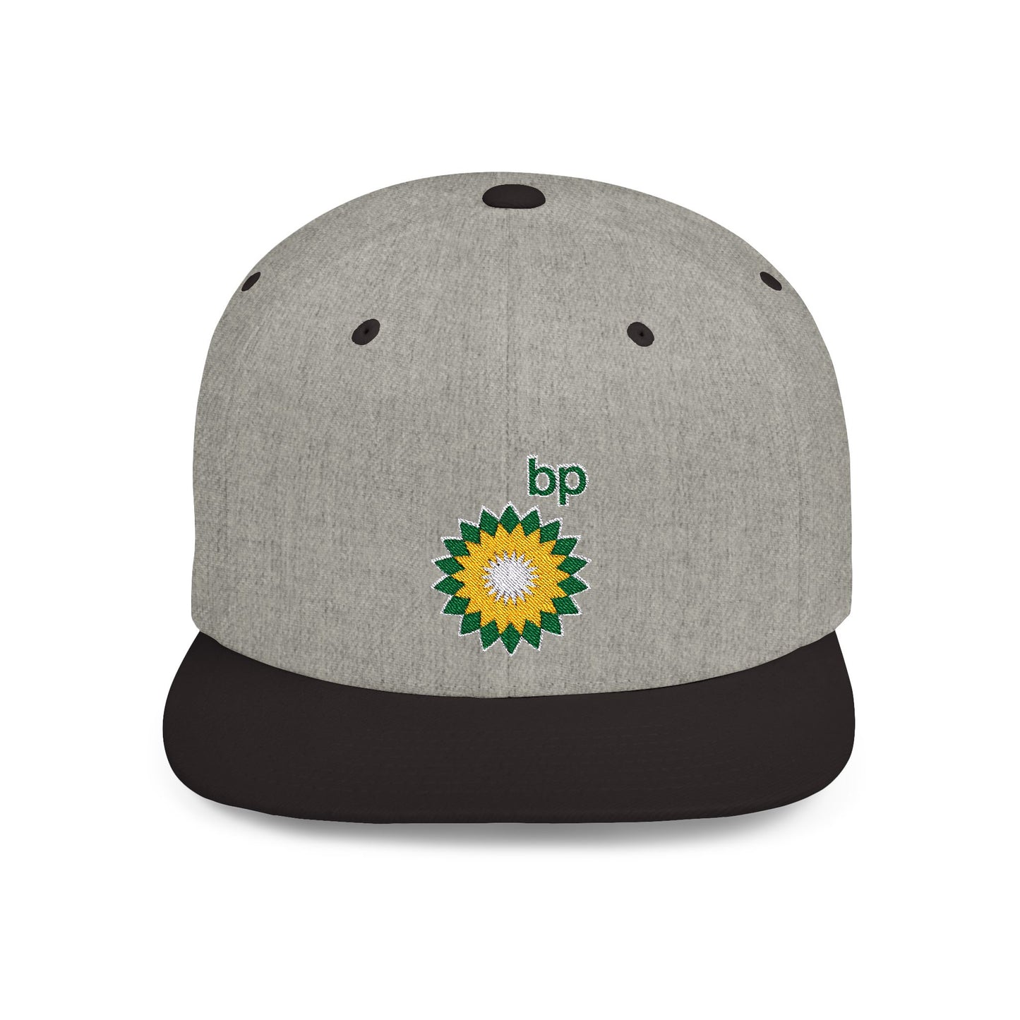 BP Oil Flat Bill Snapback – Lightweight, Custom Fit, Premium Quality