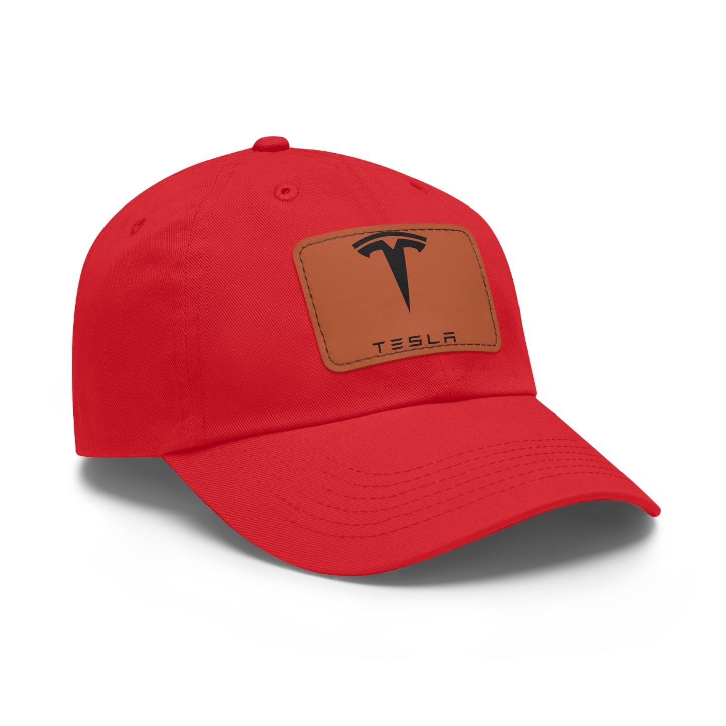 Dad Leather Patch Hat Tesla  – Timeless Style, Perfect Fit