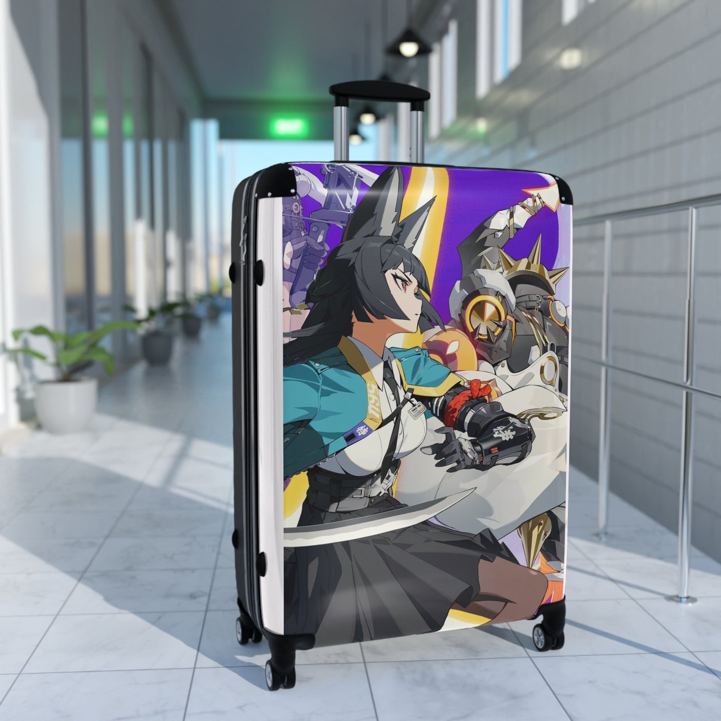 Video Games Zenless Zone Zero Carry-On Suitcase - Stylish Luggage for Travelers