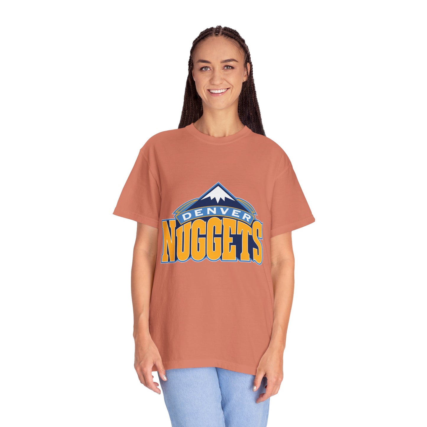 Denver Nuggets Garment-Dyed T-Shirt – Premium Cotton Tee for Customization