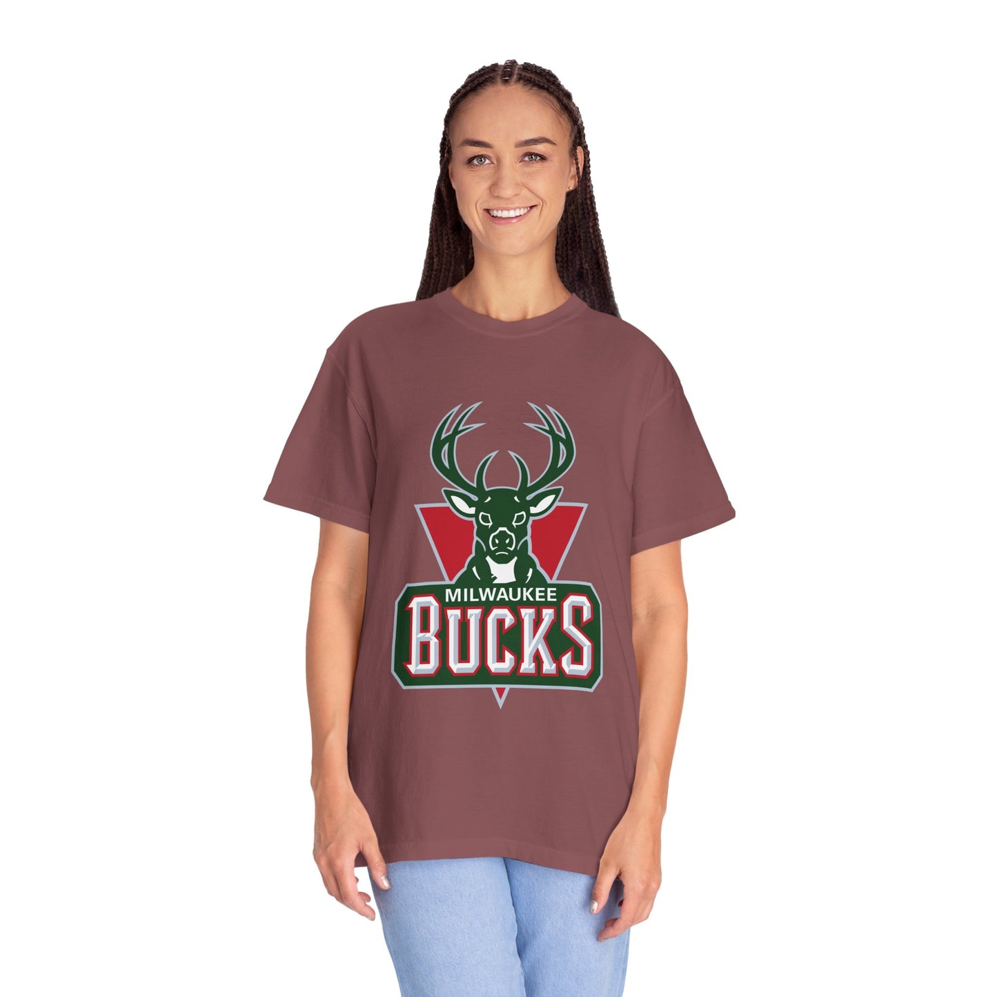 Milwaukee Bucks Strong Garment-Dyed T-Shirt – Premium Cotton Tee for Customization
