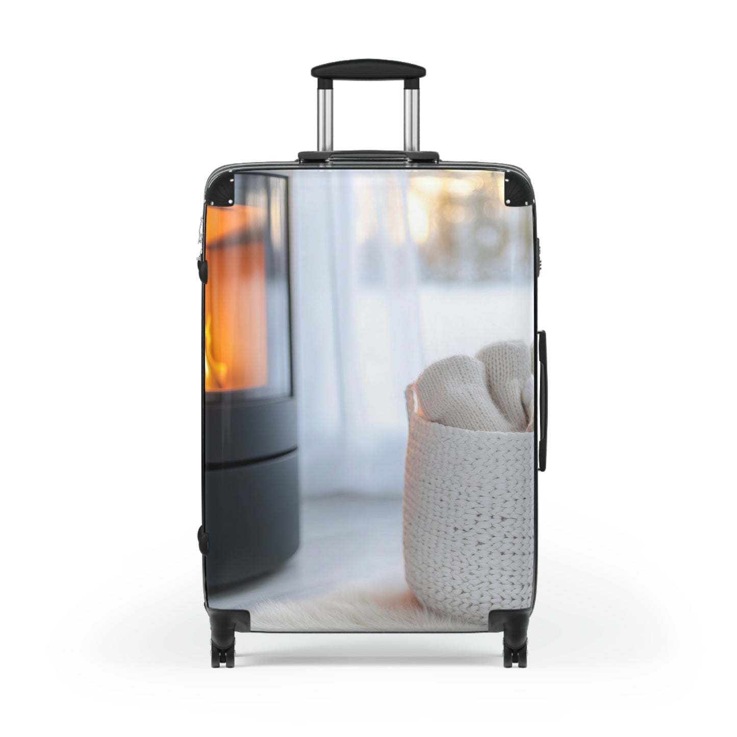 Nature Fire Burning Art Carry-On Suitcase - Stylish Luggage for Travelers