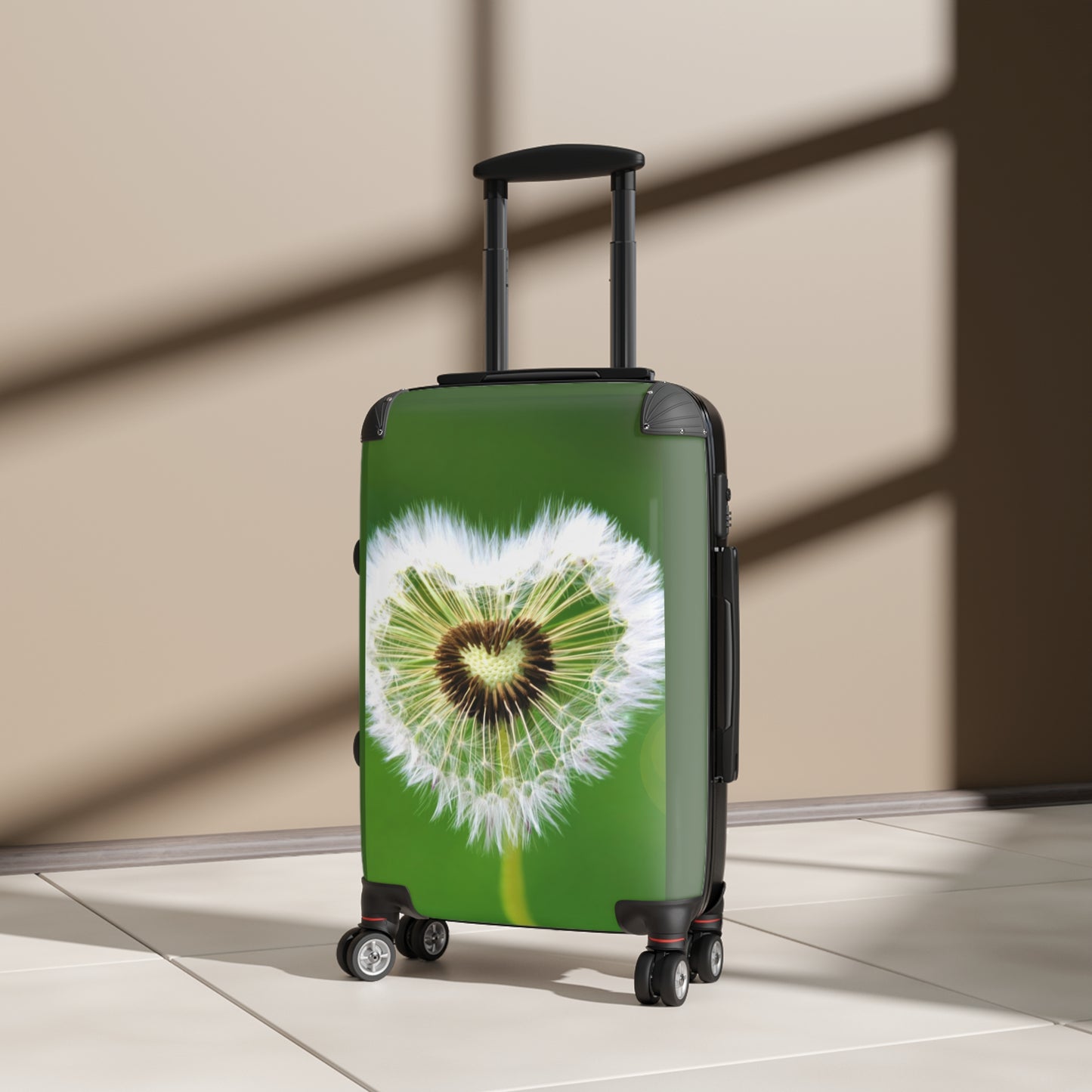Love Heart Shape Art Carry-On Suitcase - Stylish Luggage for Travelers