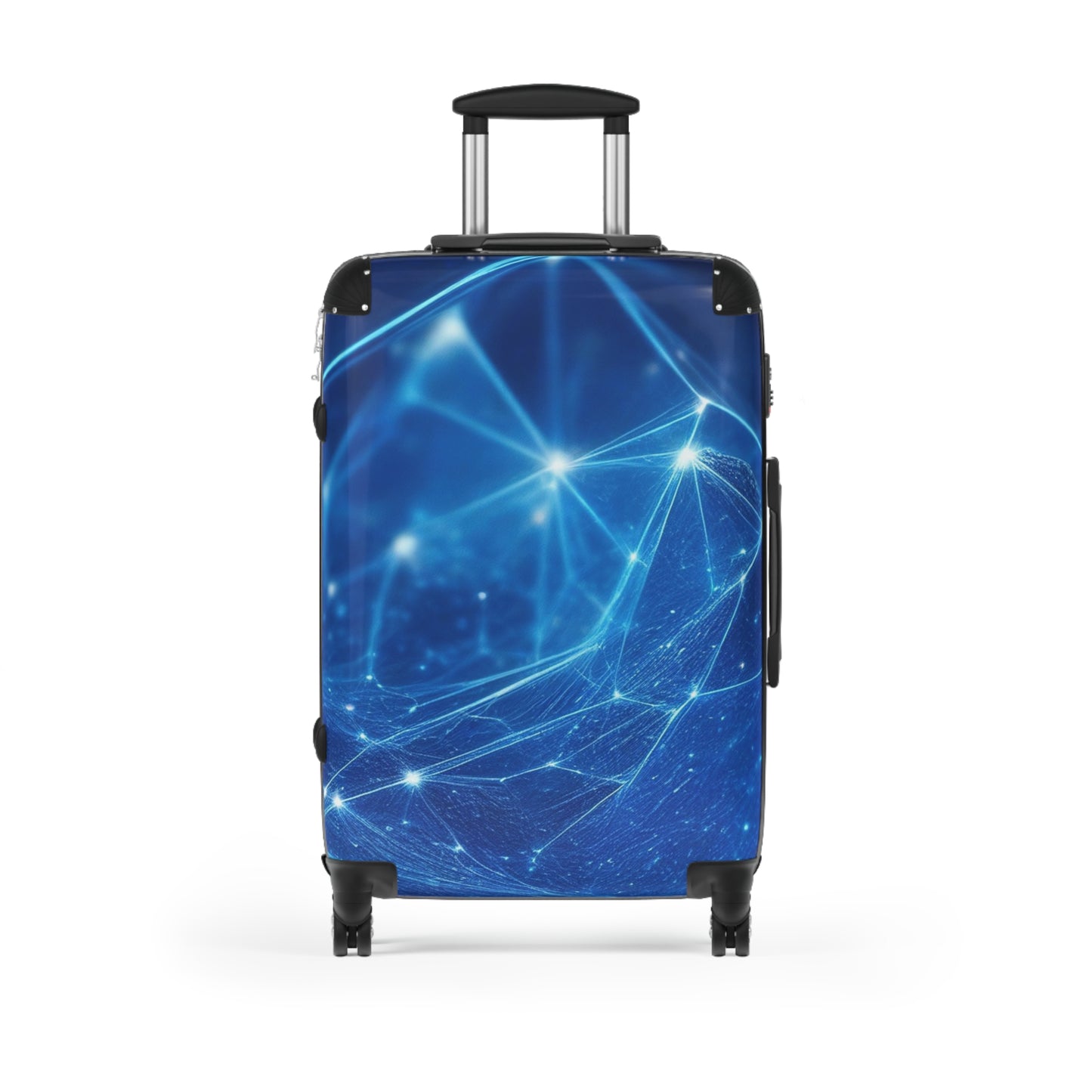 Abstract Connected Dots Art Carry-On Suitcase - Stylish Luggage for Travelers