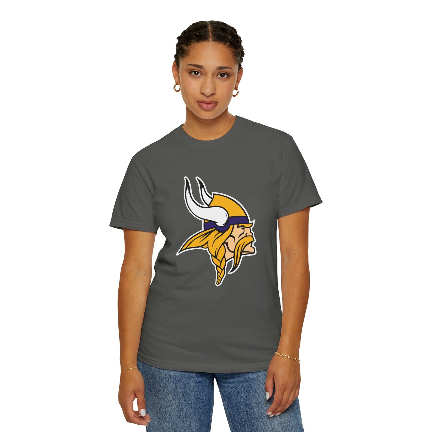 Minnesota Vikings Gear Garment-Dyed T-Shirt – Premium Cotton Tee for Customization