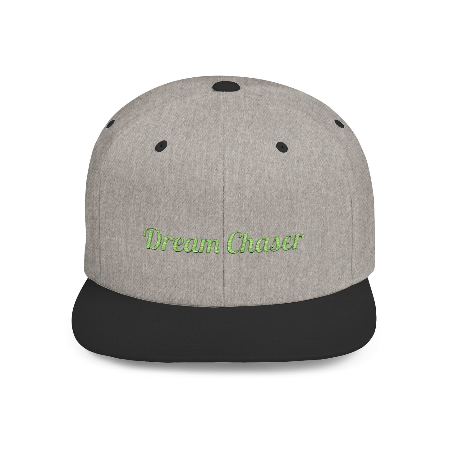 Text Dream Chaser Flat Bill Snapback – Lightweight, Custom Fit, Premium Quality