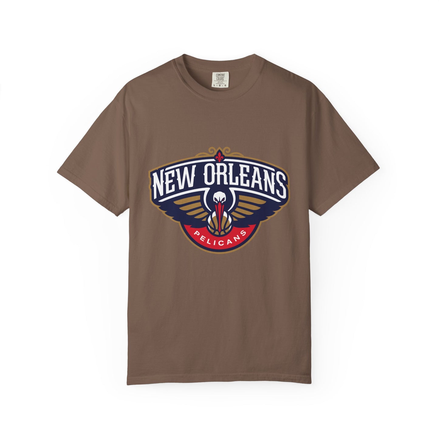 New Orleans Pelicans Garment-Dyed T-Shirt – Premium Cotton Tee for Customization