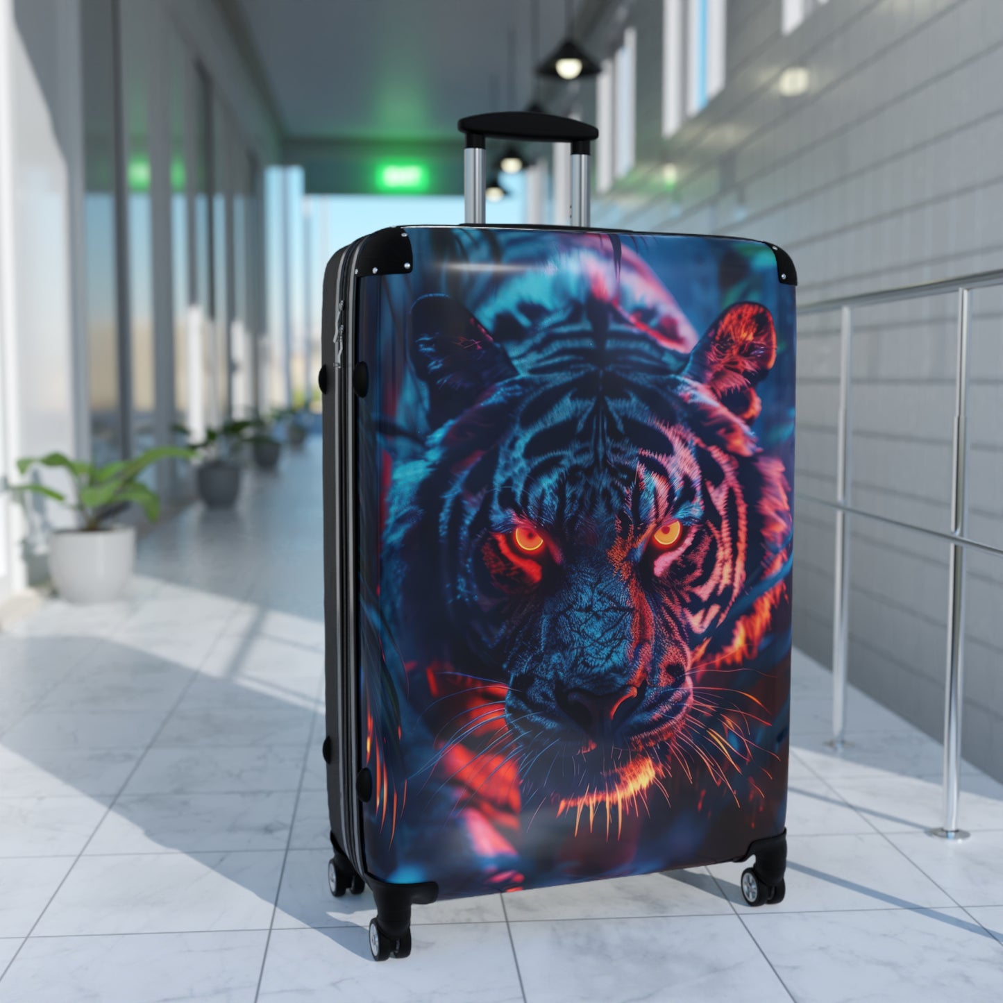 Animals Tiger Fierce Art Carry-On Suitcase - Stylish Luggage for Travelers