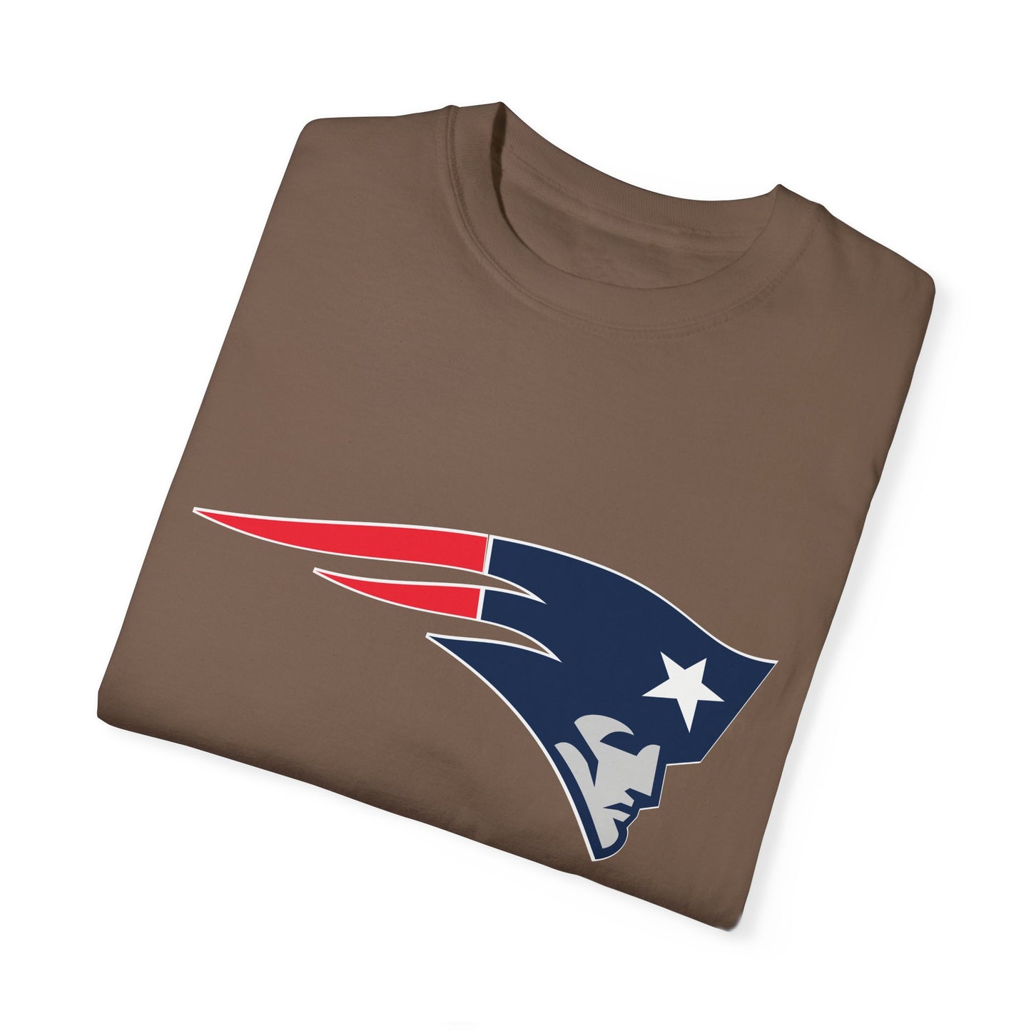 New England Patriots Gear Garment-Dyed T-Shirt – Premium Cotton Tee for Customization