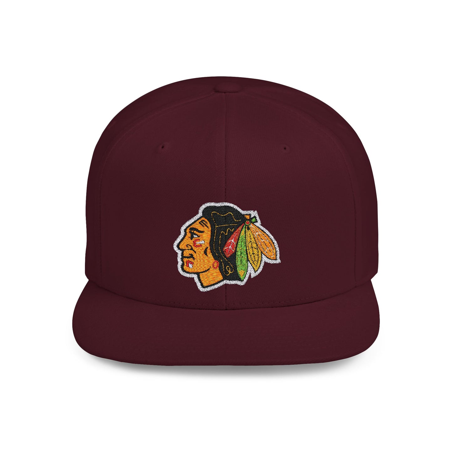 Chicago Blackhawks Flat Bill Snapback – Lightweight, Custom Fit, Premium Quality