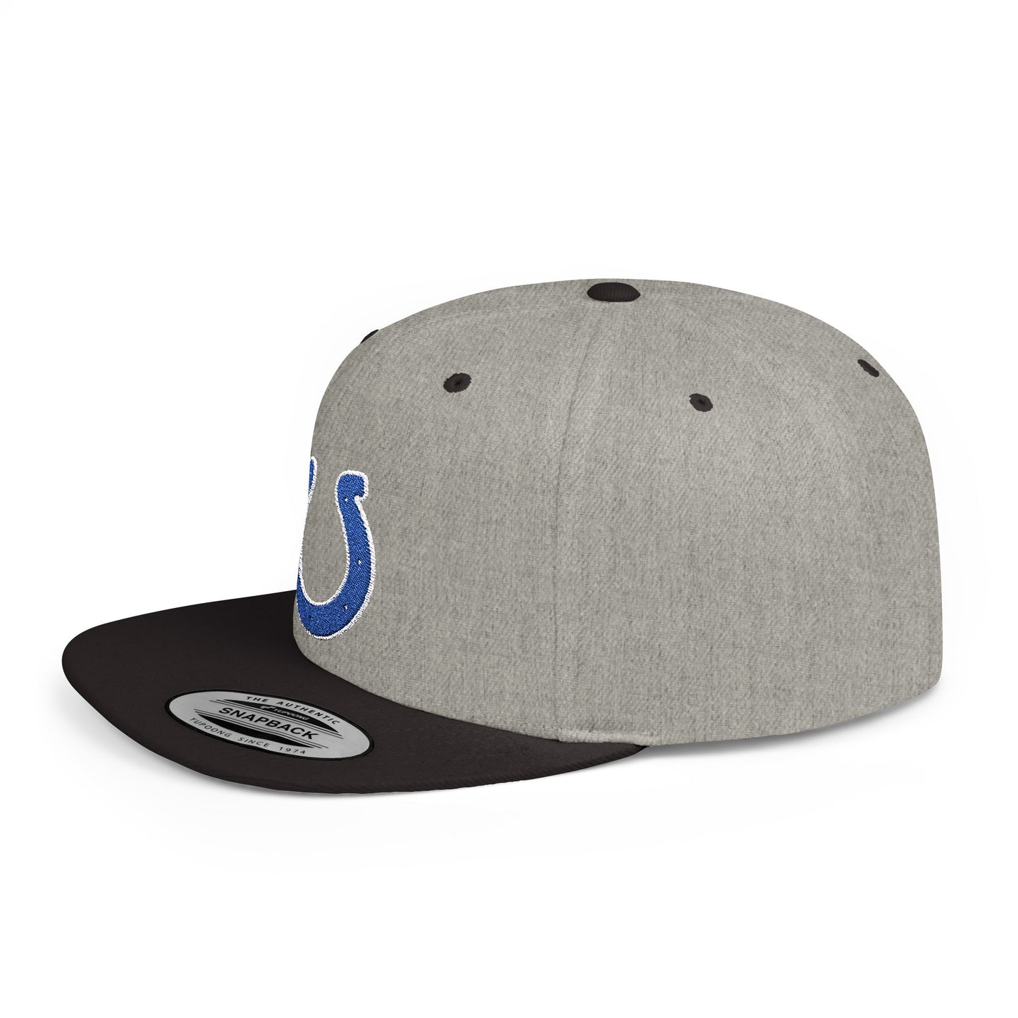 Indianapolis Colts Horse shoe Pride Flat Bill Snapback – Lightweight, Custom Fit, Premium Quality