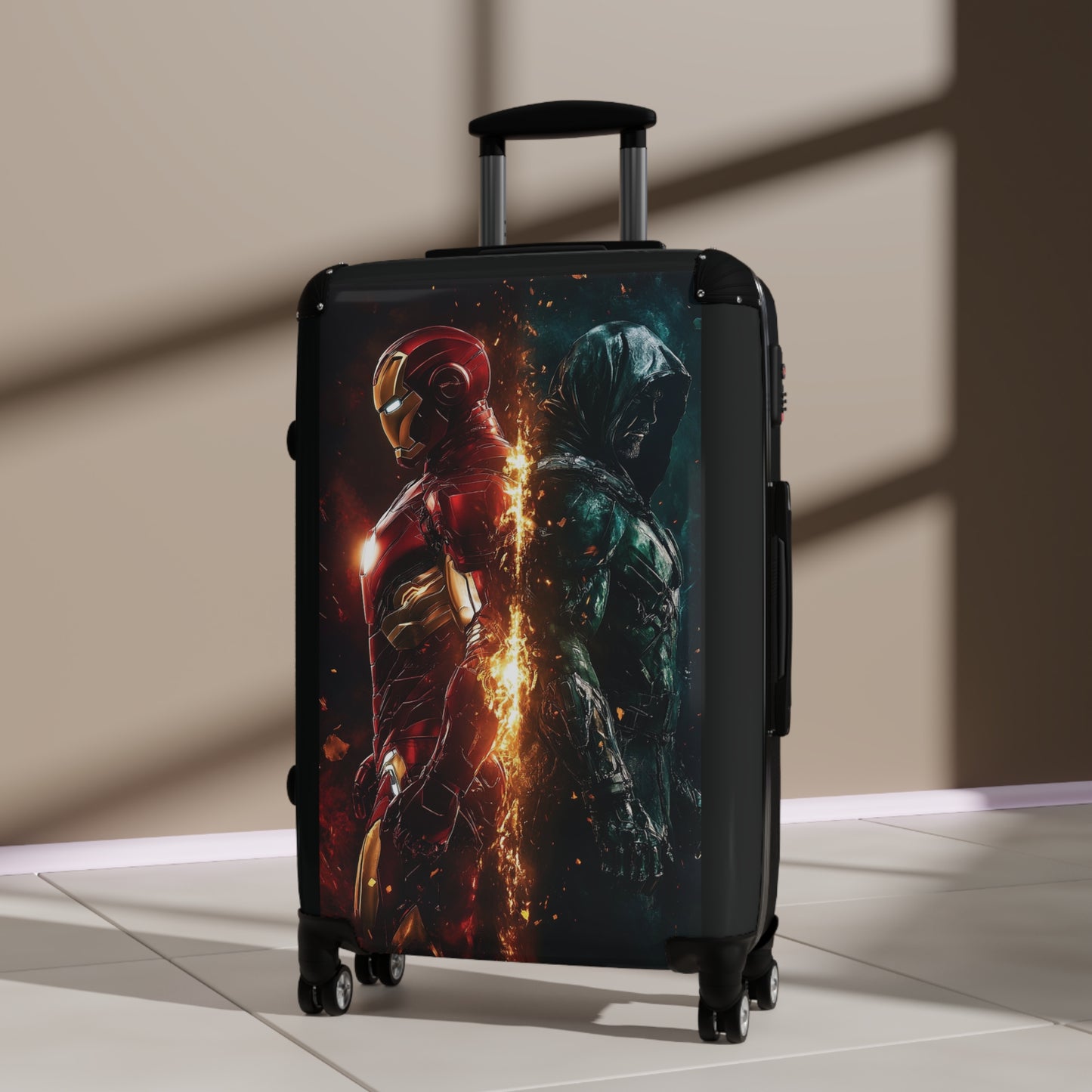 Marvel Iron Man Dr Doom Carry-On Suitcase - Stylish Luggage for Travelers