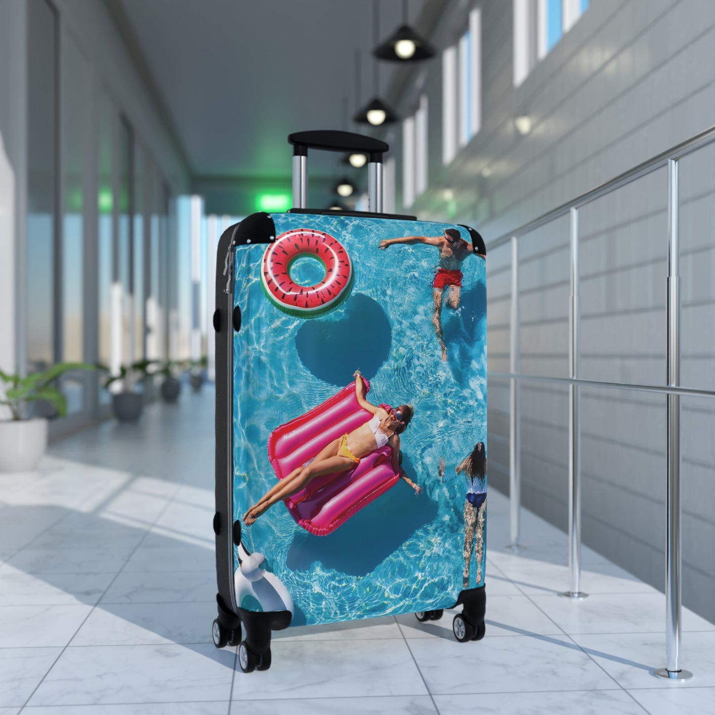 Nature Summer Pattern Carry-On Suitcase - Stylish Luggage for Travelers