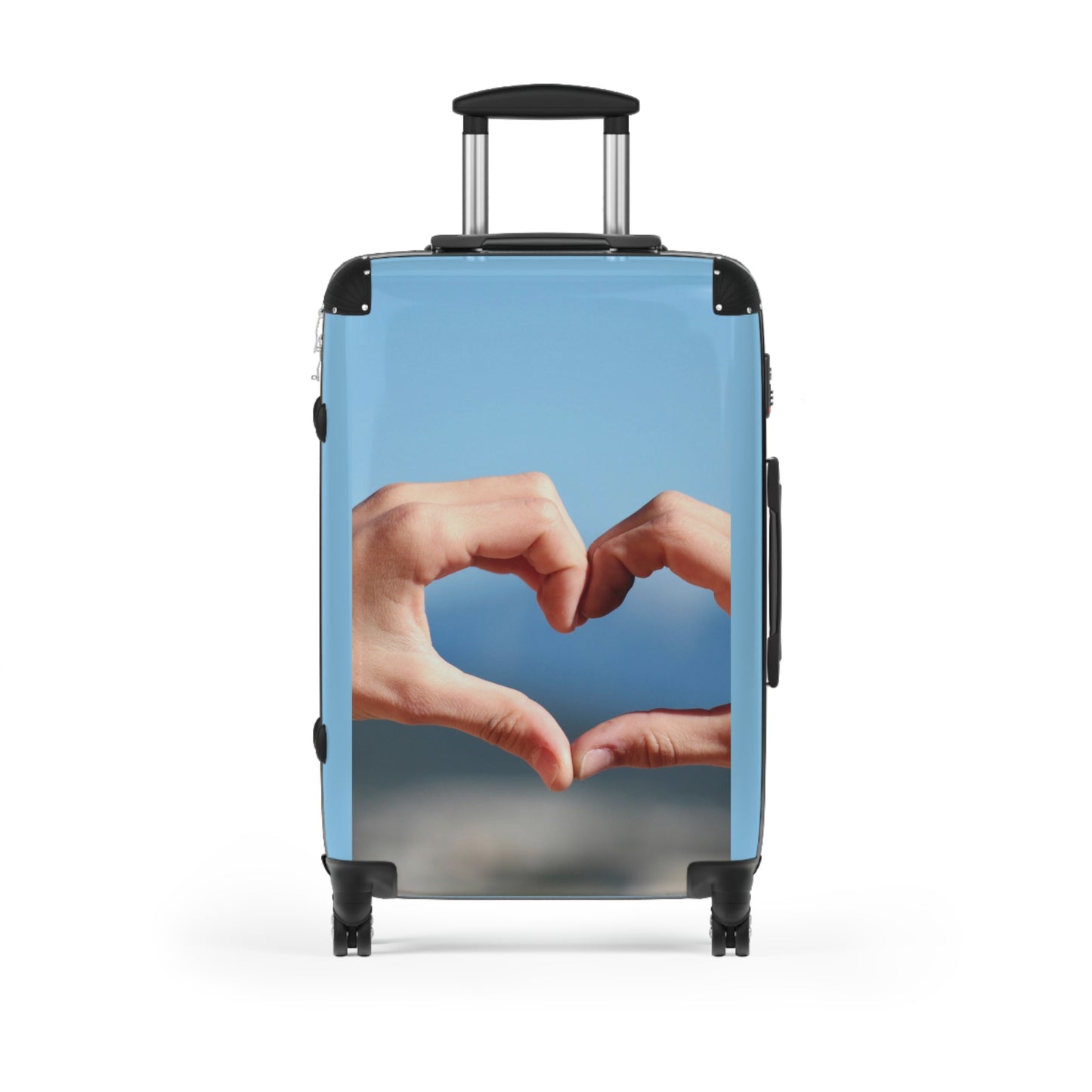 Love Hands Together Art Carry-On Suitcase - Stylish Luggage for Travelers