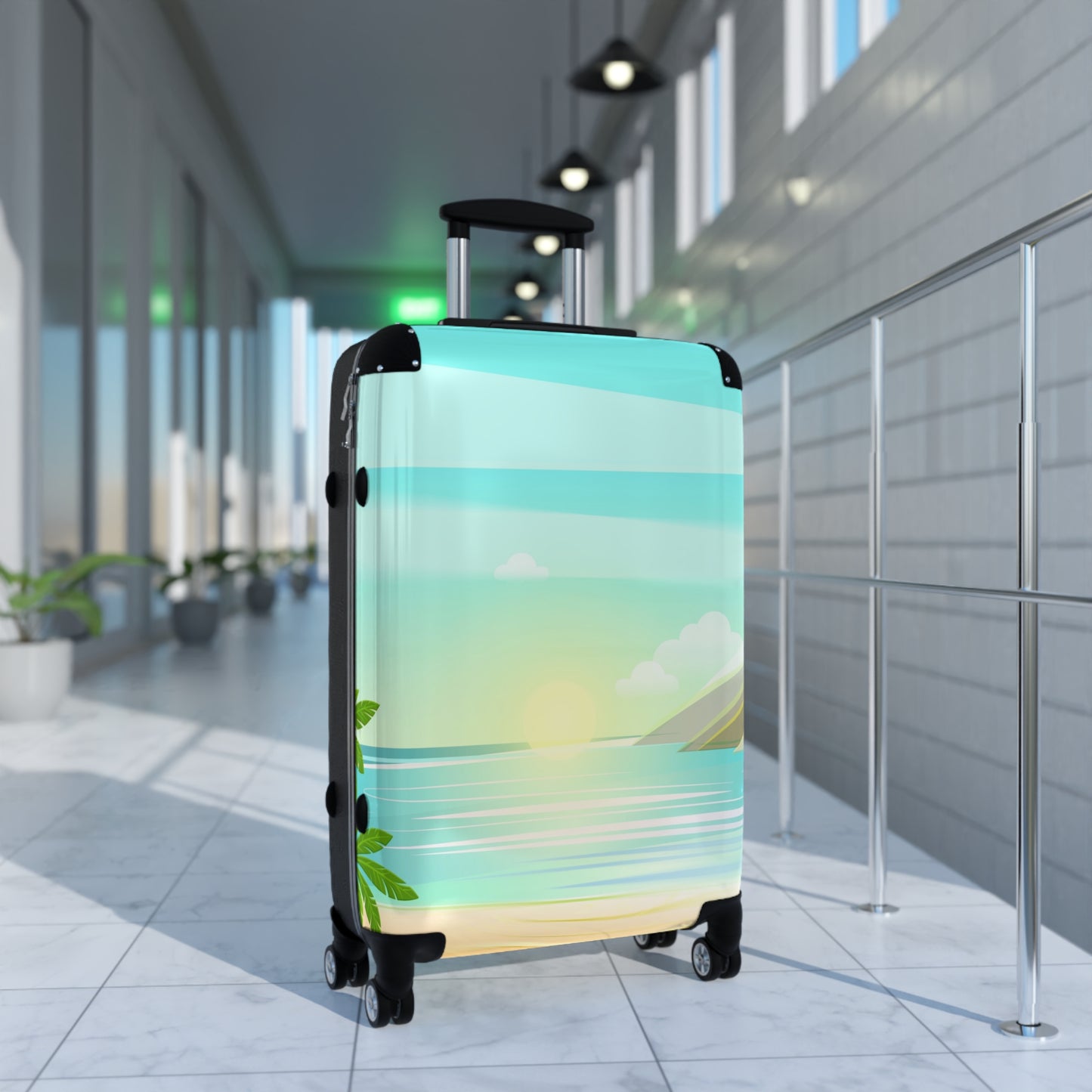 Nature Summer Beach Travel Art Carry-On Suitcase - Stylish Luggage for Travelers