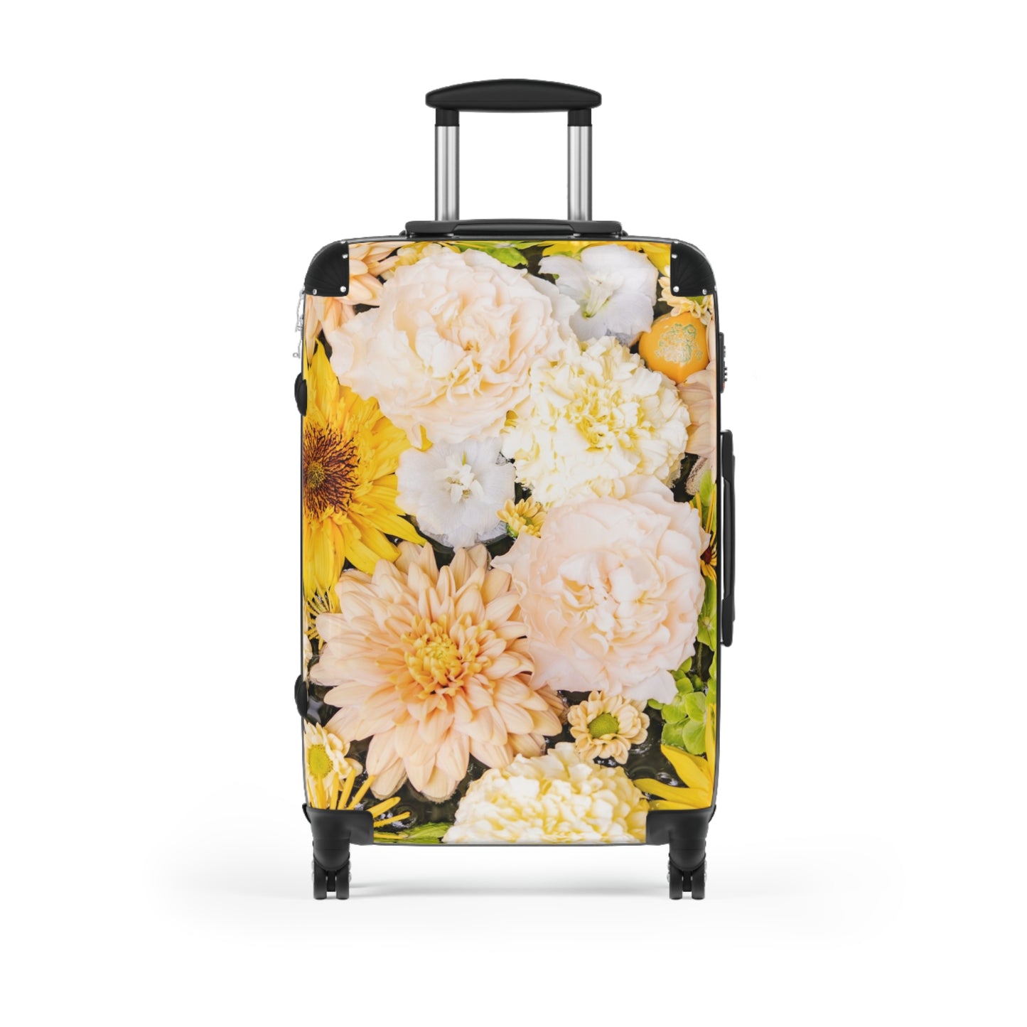 Nature Flowers Floral Bouquet Colorful Art Carry-On Suitcase - Stylish Luggage for Travelers