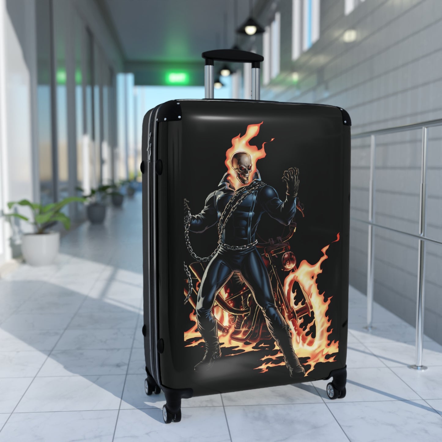 Marvel Ghost Rider Carry-On Suitcase - Stylish Luggage for Travelers