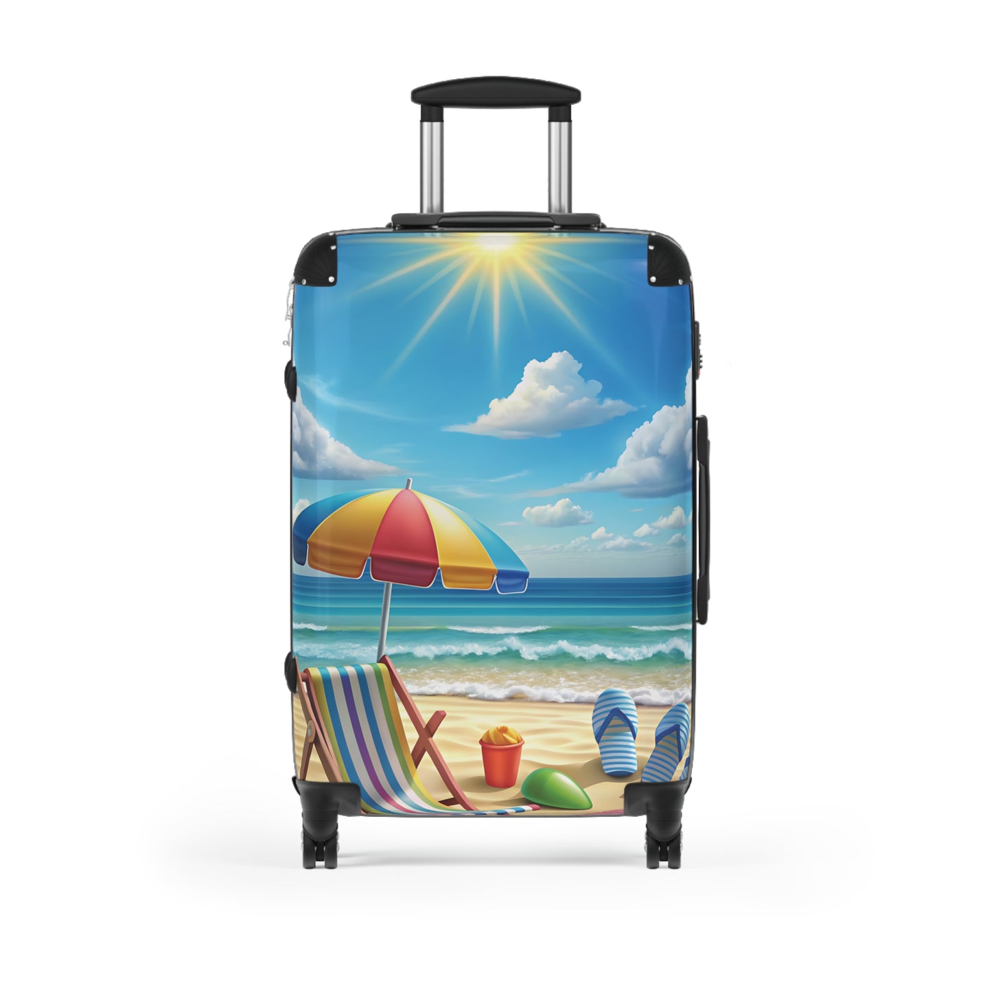 Nature Summer Art Carry-On Suitcase - Stylish Luggage for Travelers