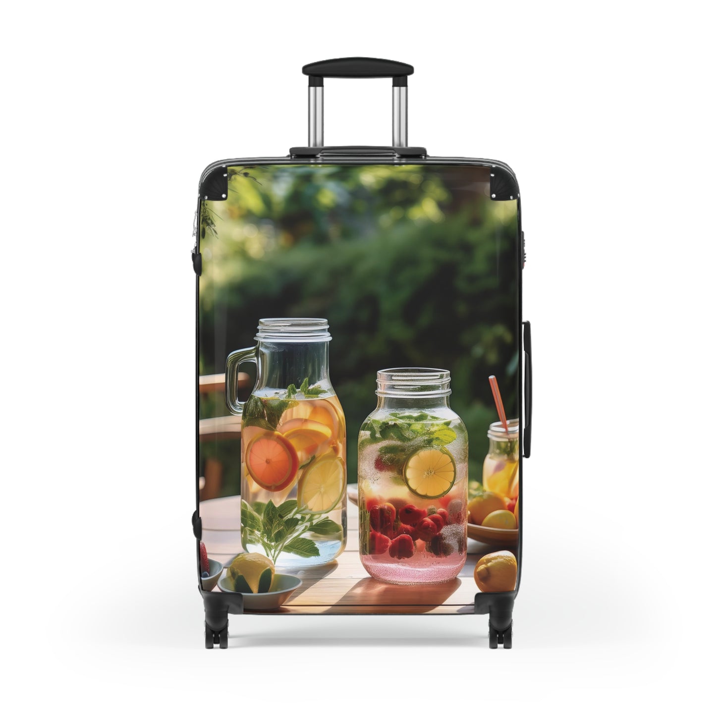 Nature Summer Drinks With Citrus Carry-On Suitcase - Stylish Luggage for Travelers