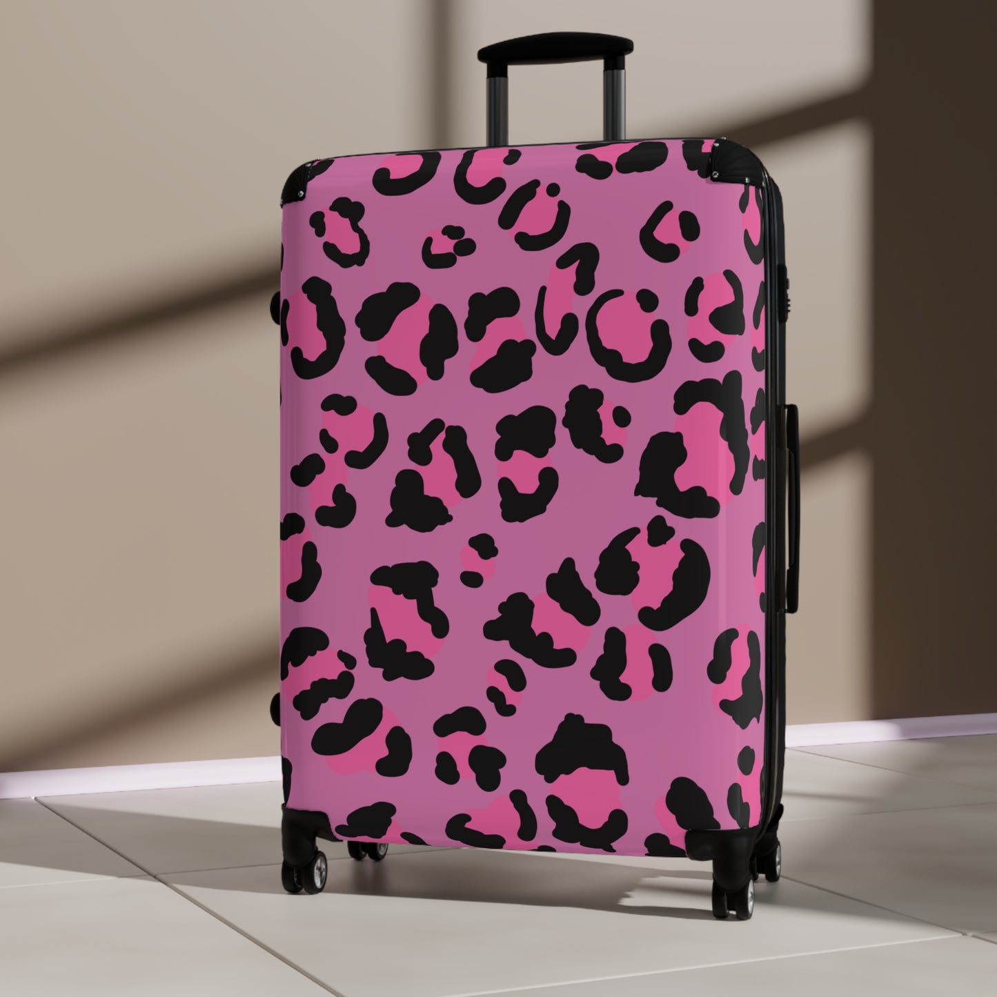 Nature Leopard Pattern Art Carry-On Suitcase - Stylish Luggage for Travelers