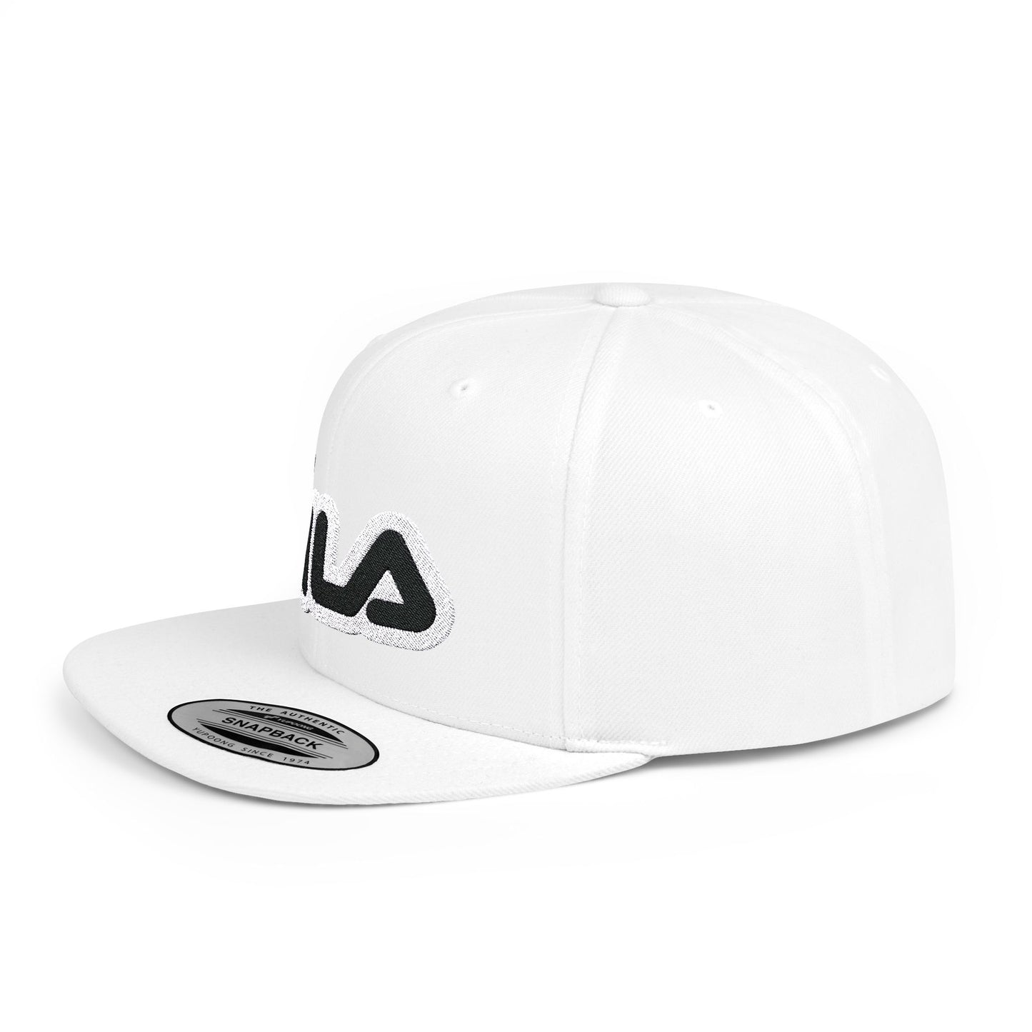 Fila Flat Bill Snapback – Lightweight, Custom Fit, Premium Quality