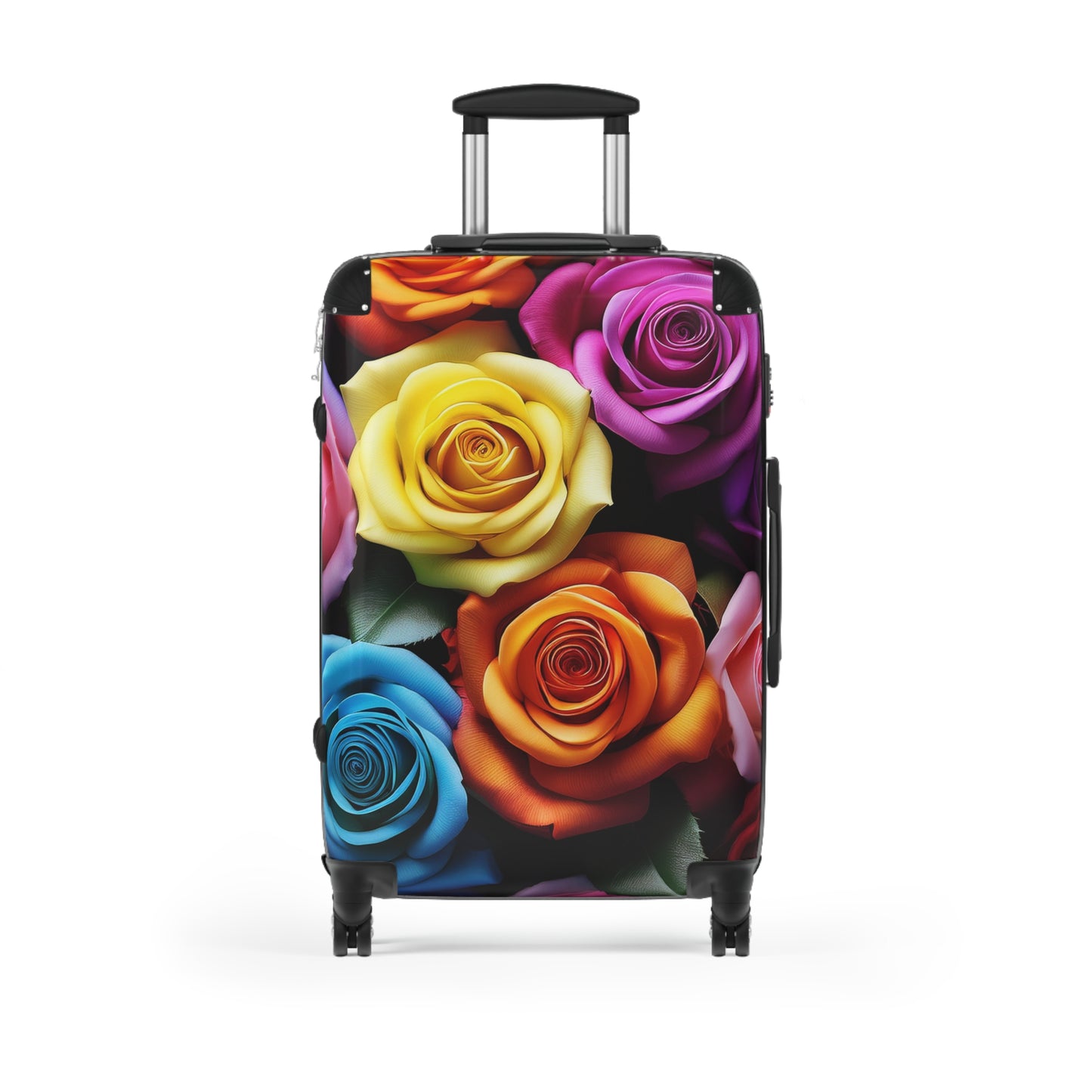 Nature Flowers Floral Multicolored Art Carry-On Suitcase - Stylish Luggage for Travelers