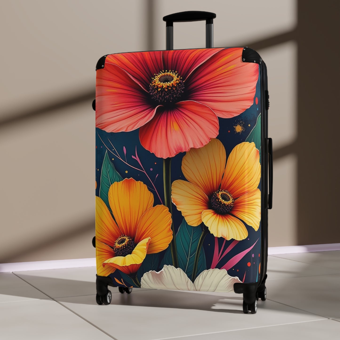 Nature Flowers Floral Season Art Carry-On Suitcase - Stylish Luggage for Travelers