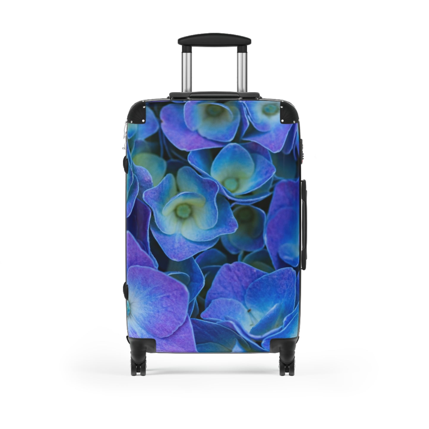 Nature Flowers Floral Hydrangea Art Carry-On Suitcase - Stylish Luggage for Travelers