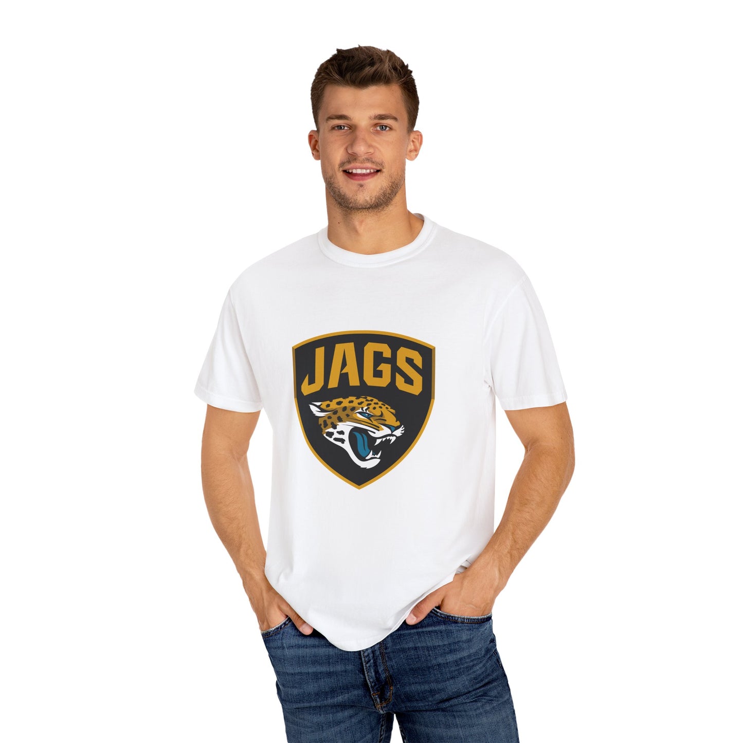 Jacksonville Jaguars Collectibles Garment-Dyed T-Shirt – Premium Cotton Tee for Customization