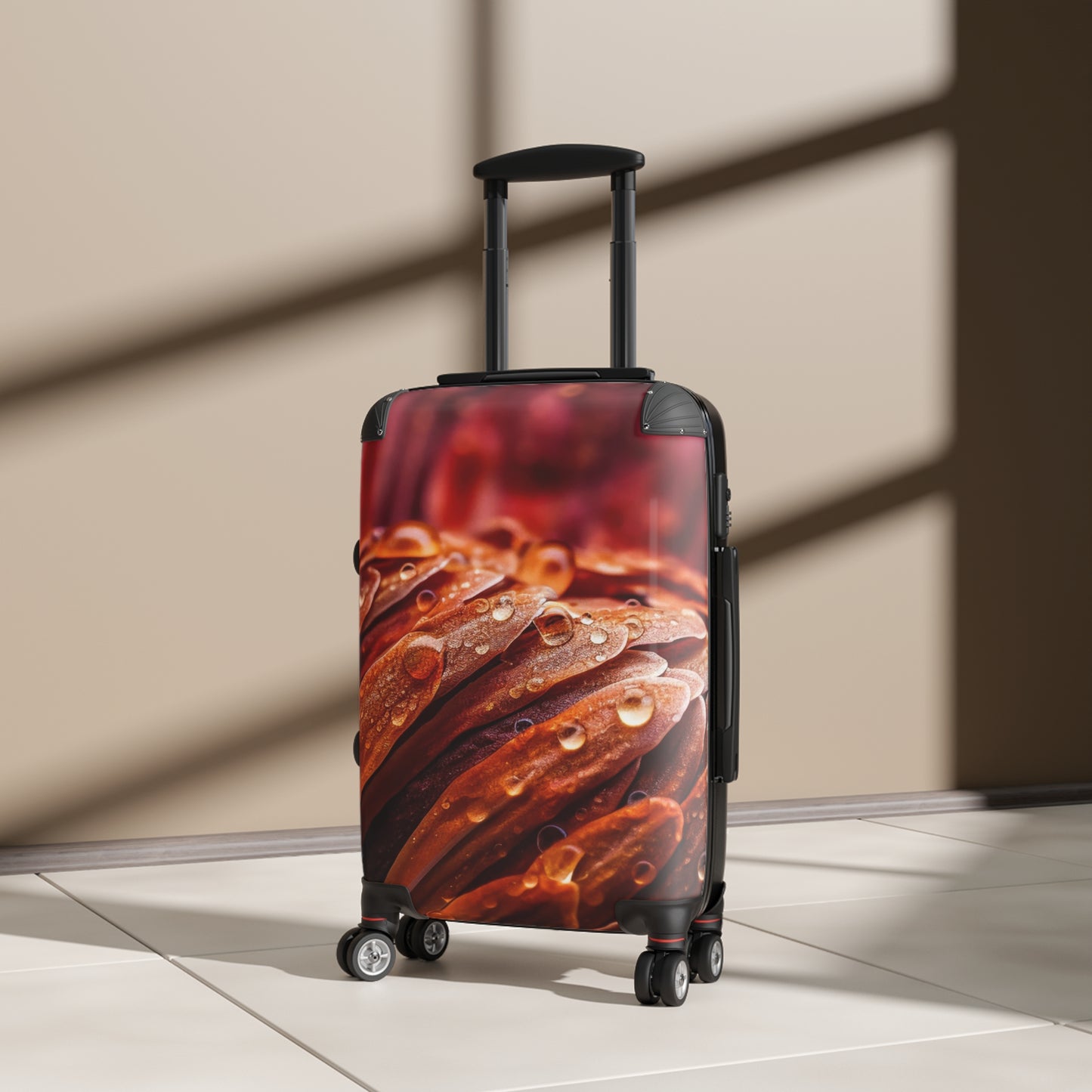 Nature Flowers Floral Protea Art Carry-On Suitcase - Stylish Luggage for Travelers